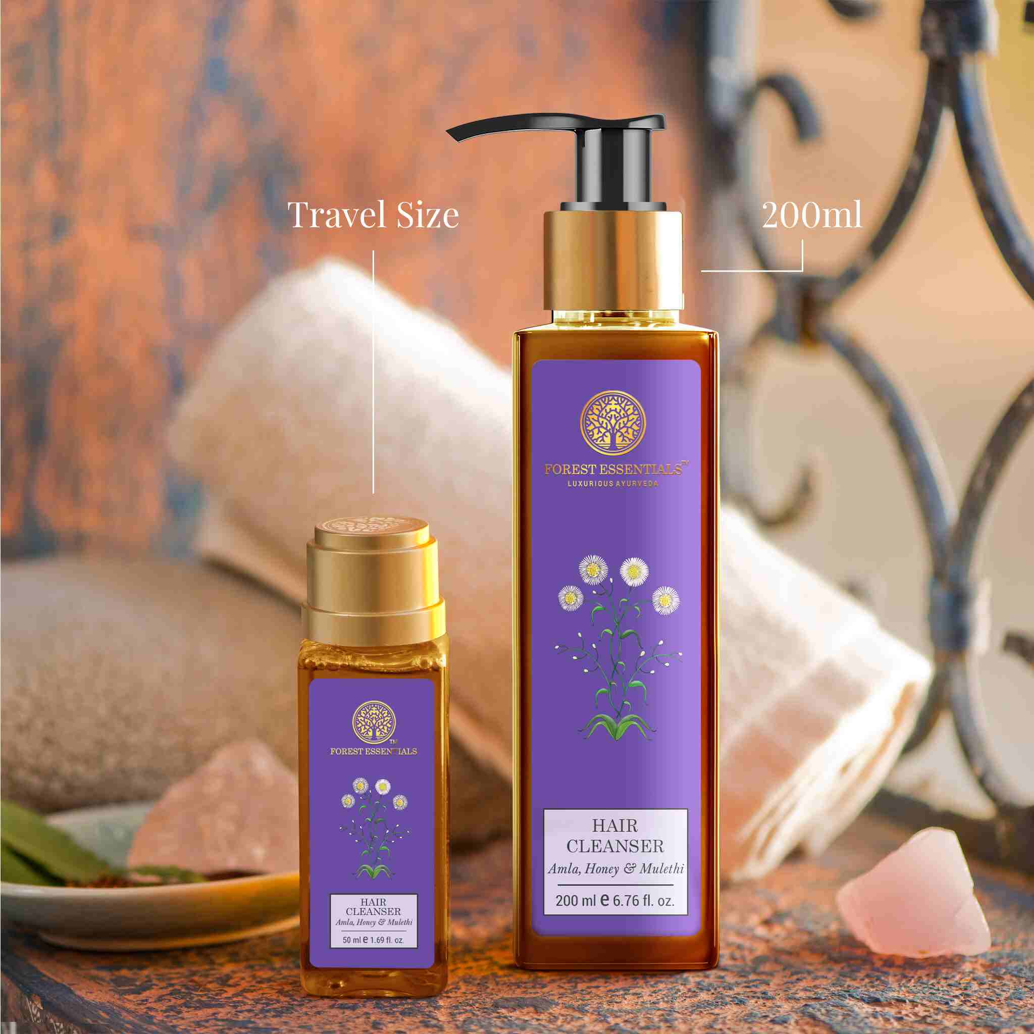 Hair Cleanser Ayurvedic Shampoo • Amla Honey & Mulethi