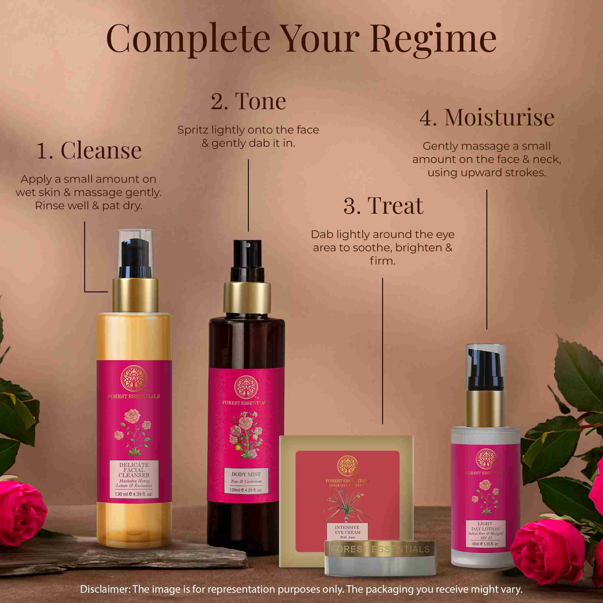 Facial Tonic Mist with Pure Rosewater Toner • 130ml