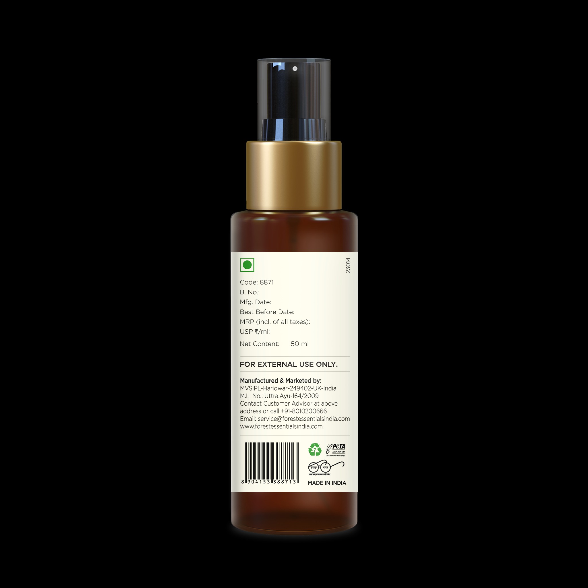 Facial Tonic Mist with Pure Rosewater Toner • 50ml