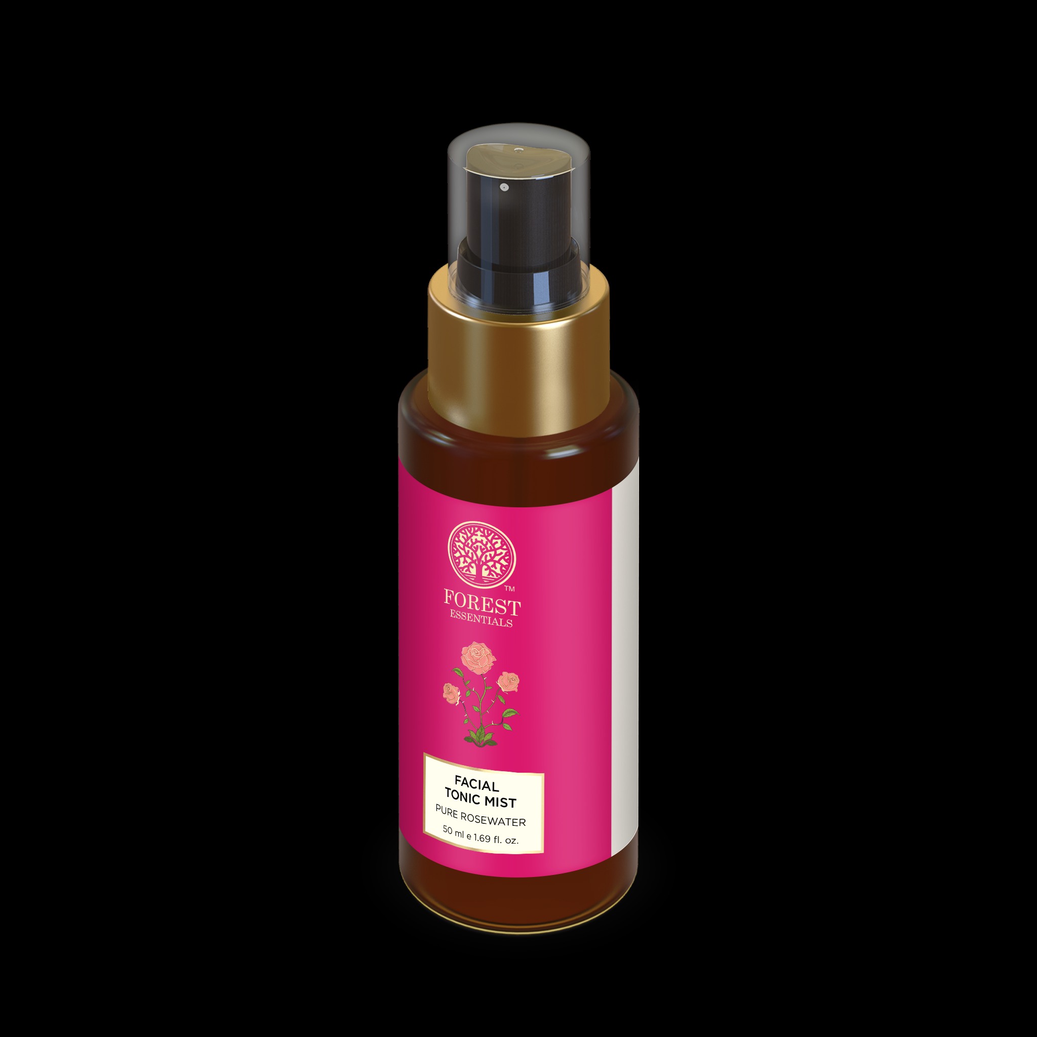 Facial Tonic Mist with Pure Rosewater Toner • 50ml