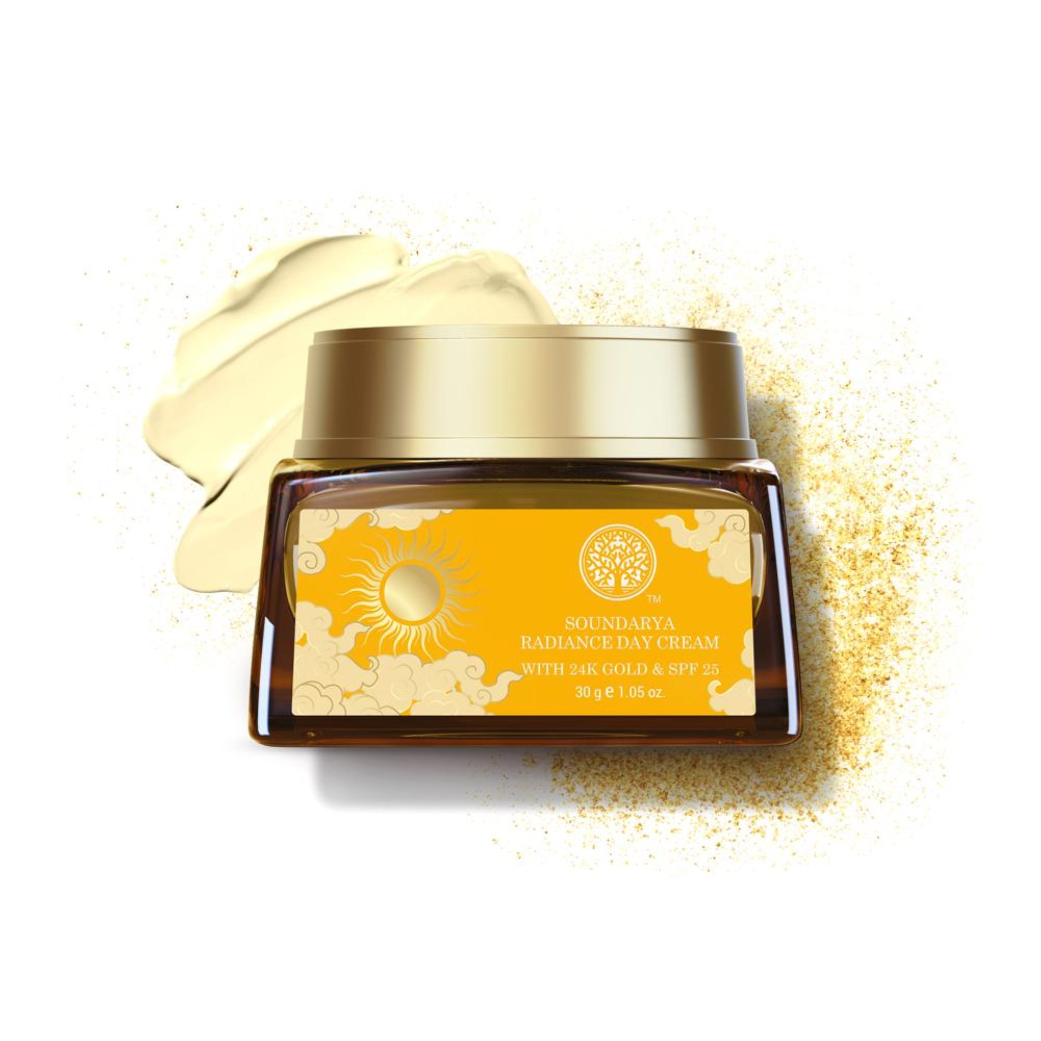Soundarya Radiance Day Cream with 24K Gold & SPF 25 • 30g