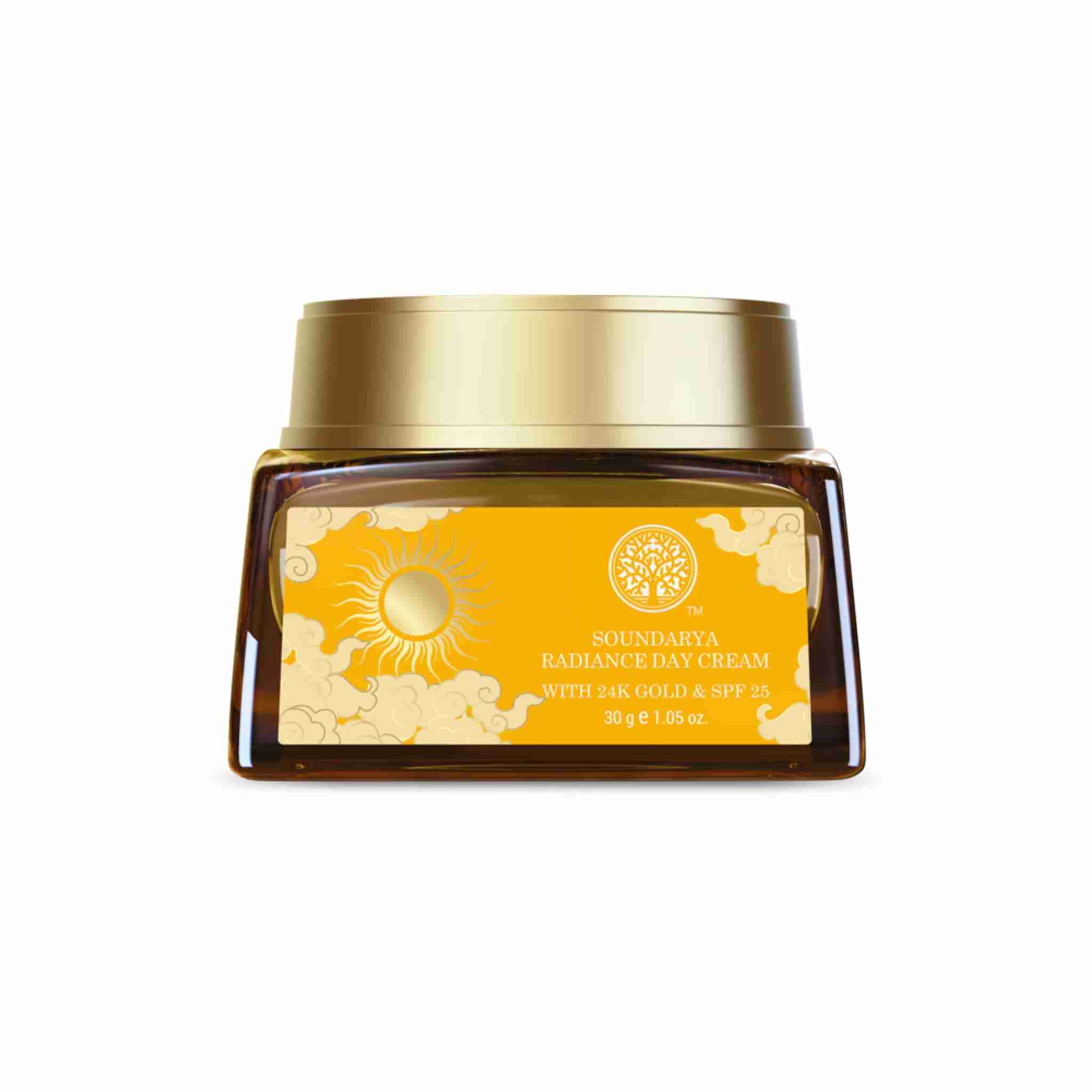Soundarya Radiance Day Cream with 24K Gold & SPF 25 • 30g