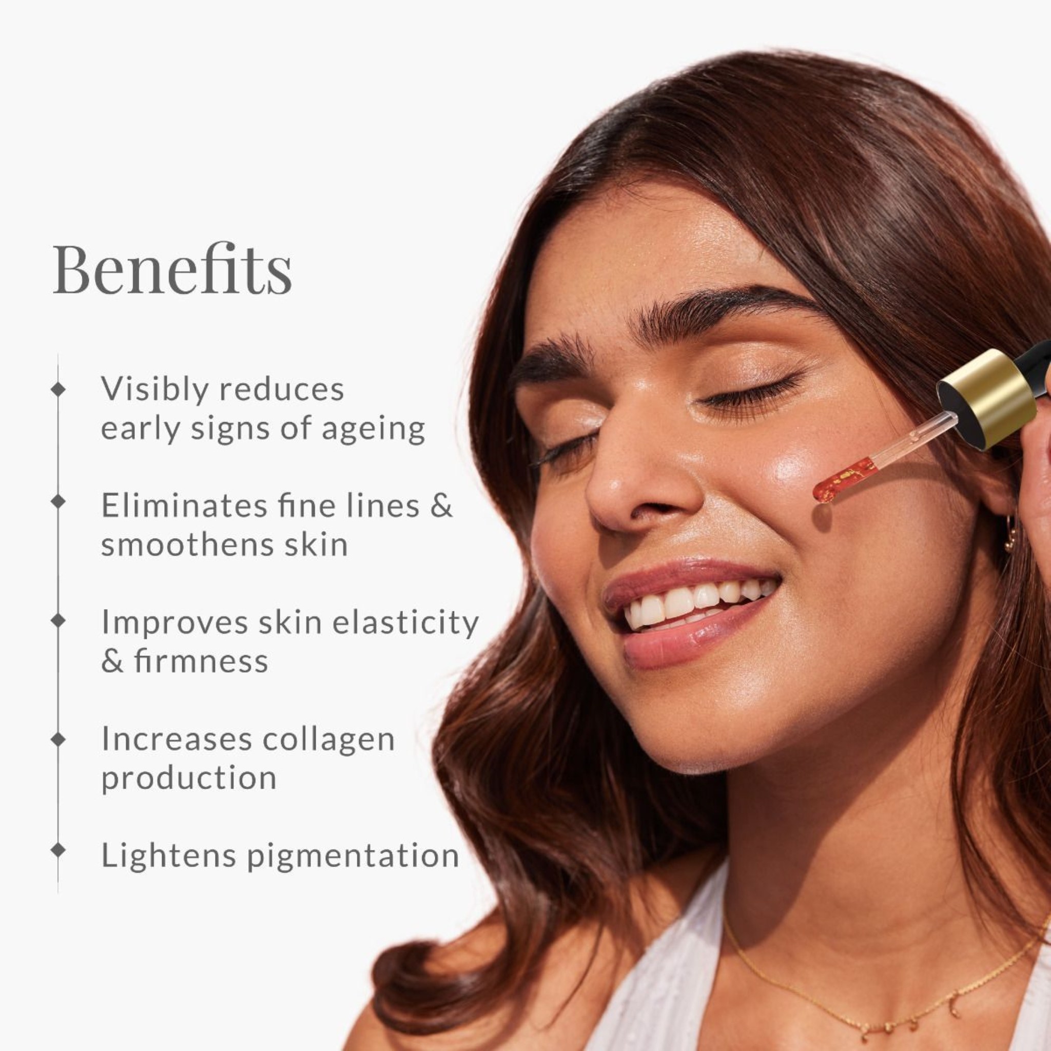 Anti Ageing Facial Serum Advanced Soundarya with 24k Gold • 30ml