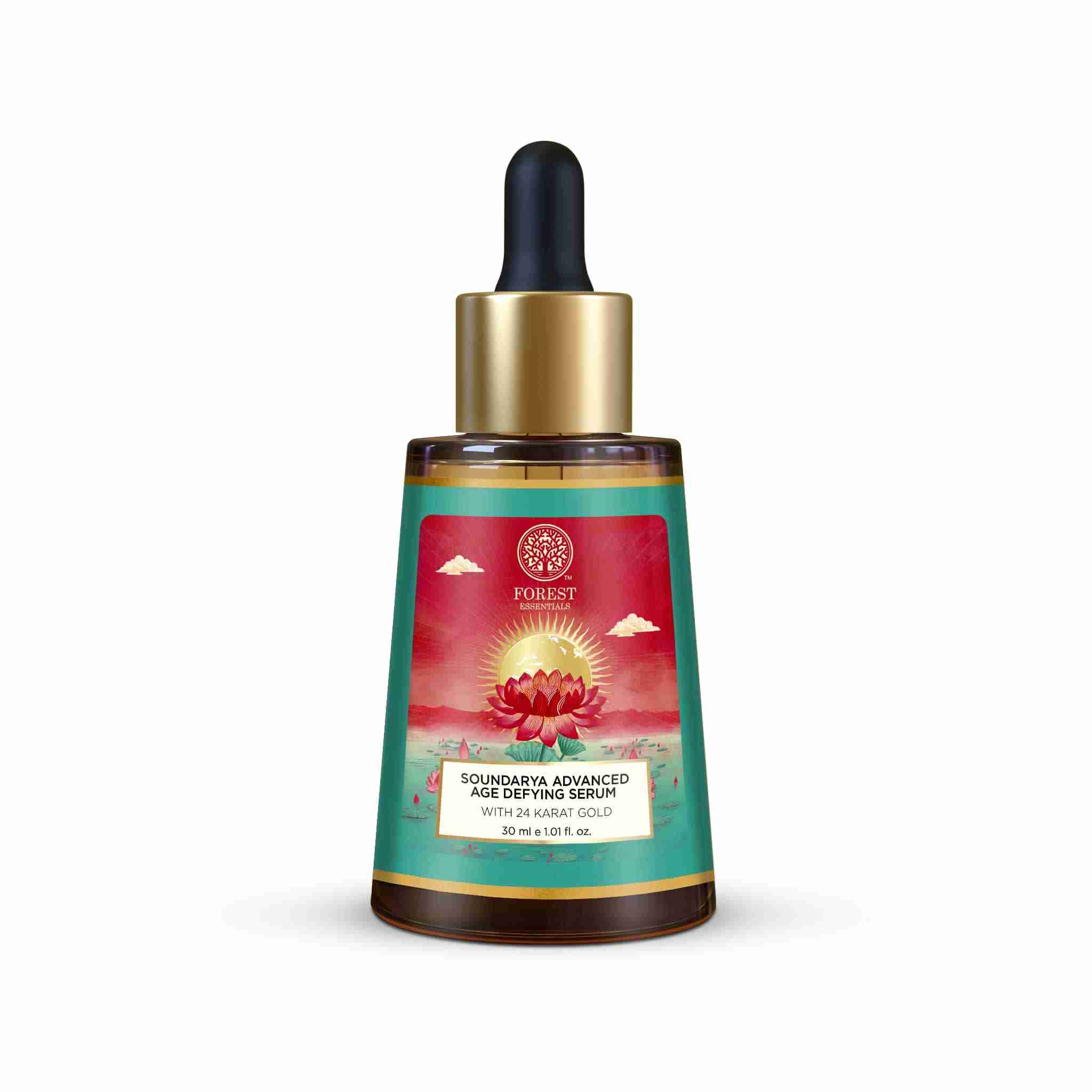 Anti Ageing Facial Serum Advanced Soundarya with 24k Gold • 30ml