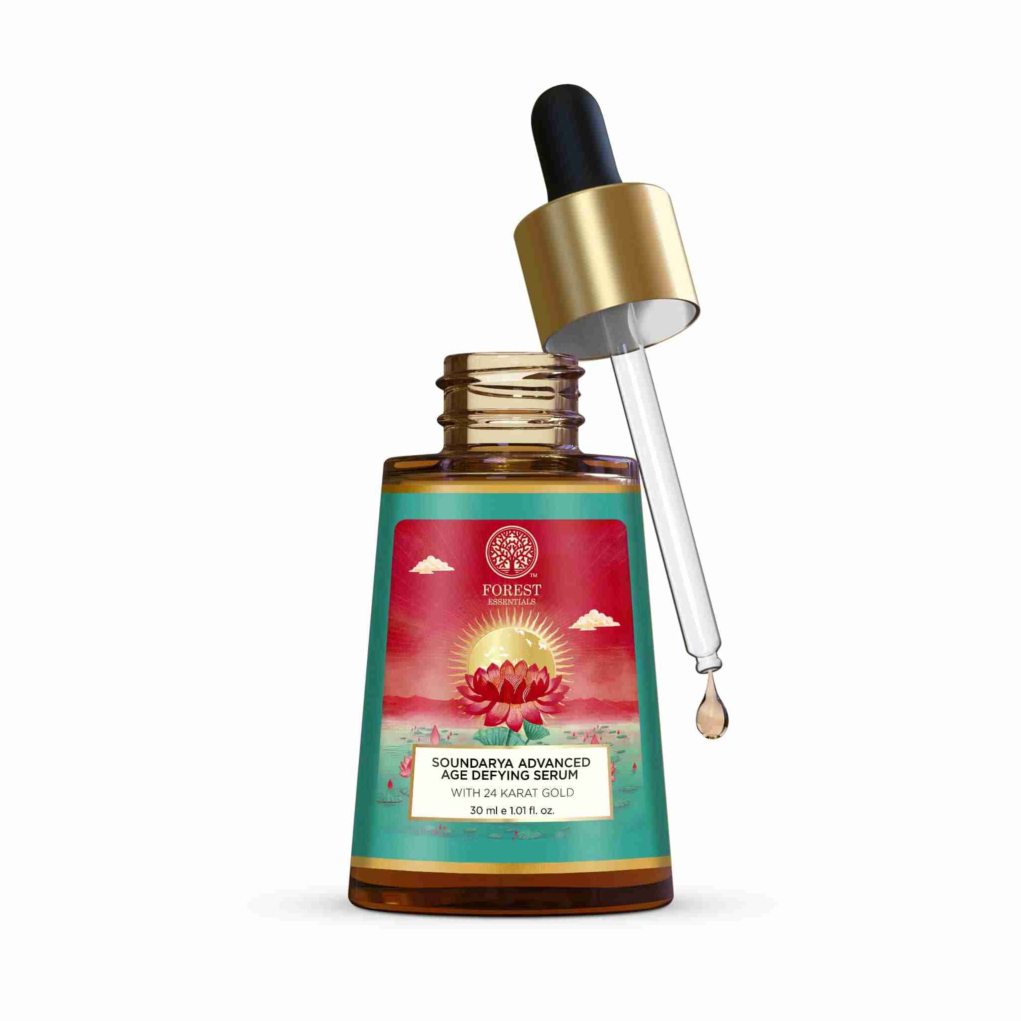 Anti Ageing Facial Serum Advanced Soundarya with 24k Gold • 30ml