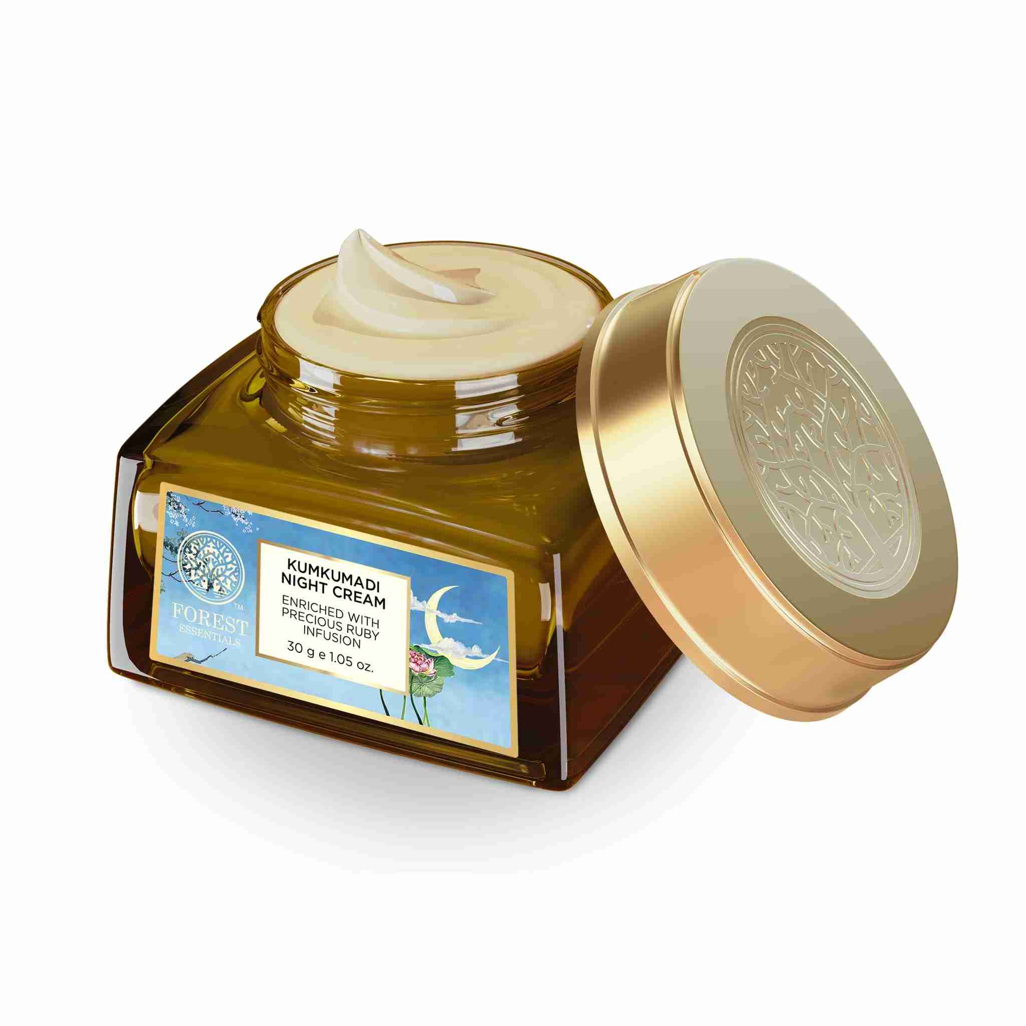Kumkumadi Night Cream with Vitamin C and Kumkumadi Tailam • 30g