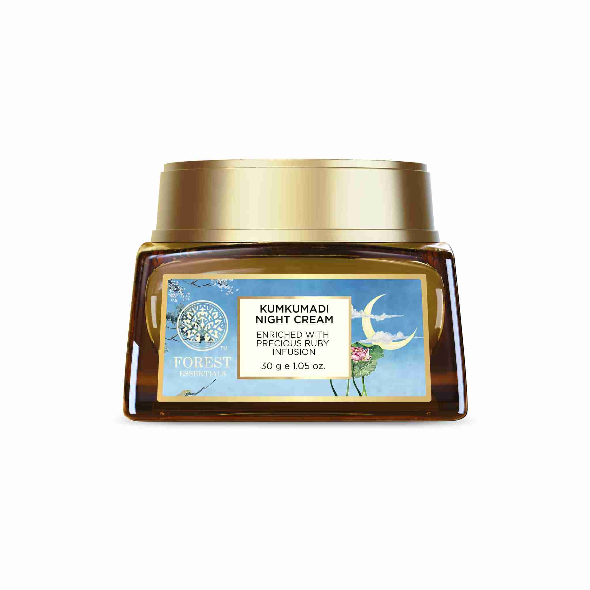 Kumkumadi Night Cream with Vitamin C and Kumkumadi Tailam • 30g
