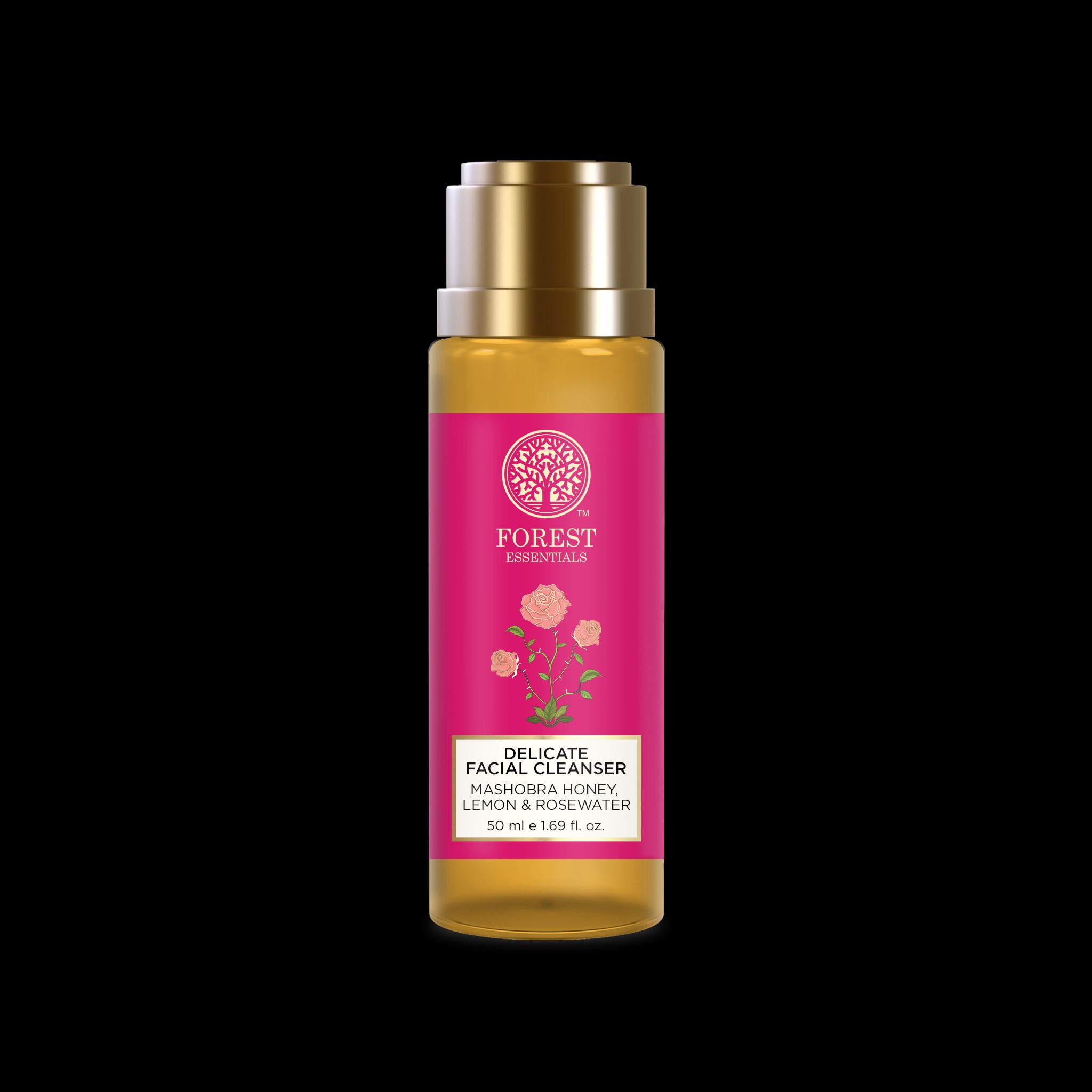 Delicate Facial Cleanser With Honey, Lemon & Rosewater • 50ml