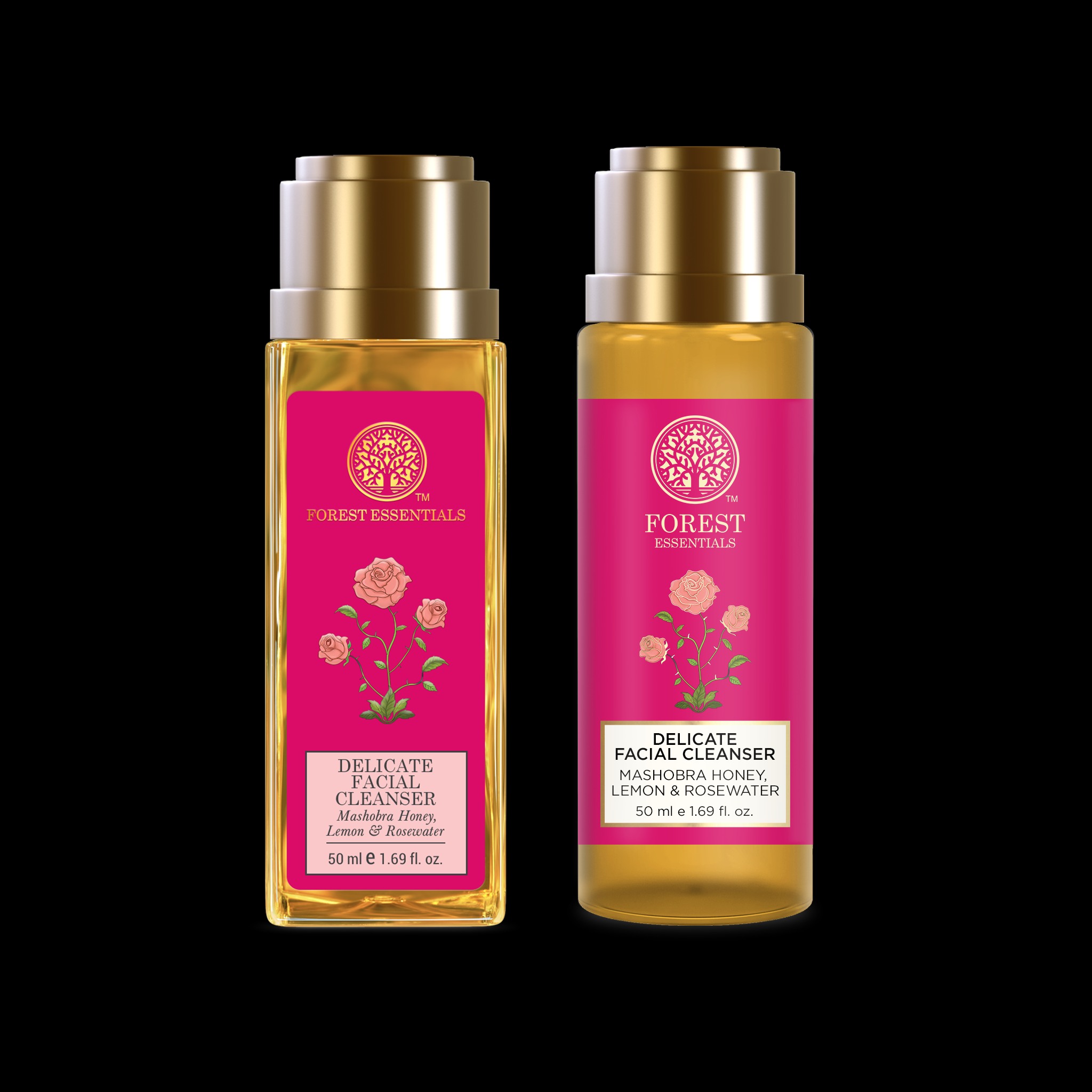 Delicate Facial Cleanser With Honey, Lemon & Rosewater • 50ml