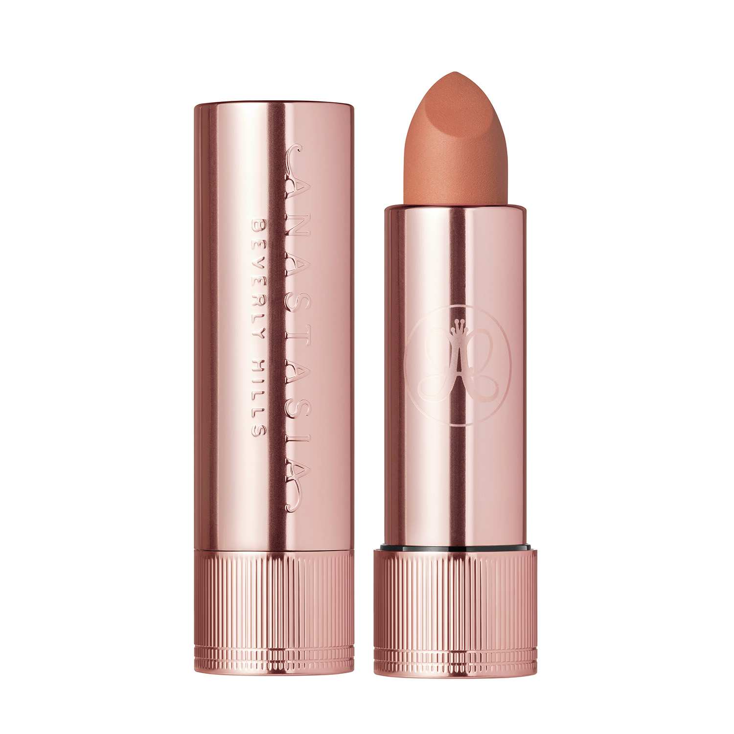 Matte & Satin Velvet Lipstick • Warm Taupe