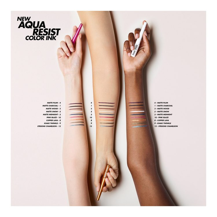 Aqua Resist Color Ink Liquid Eyeliner • 2 Matte Wood