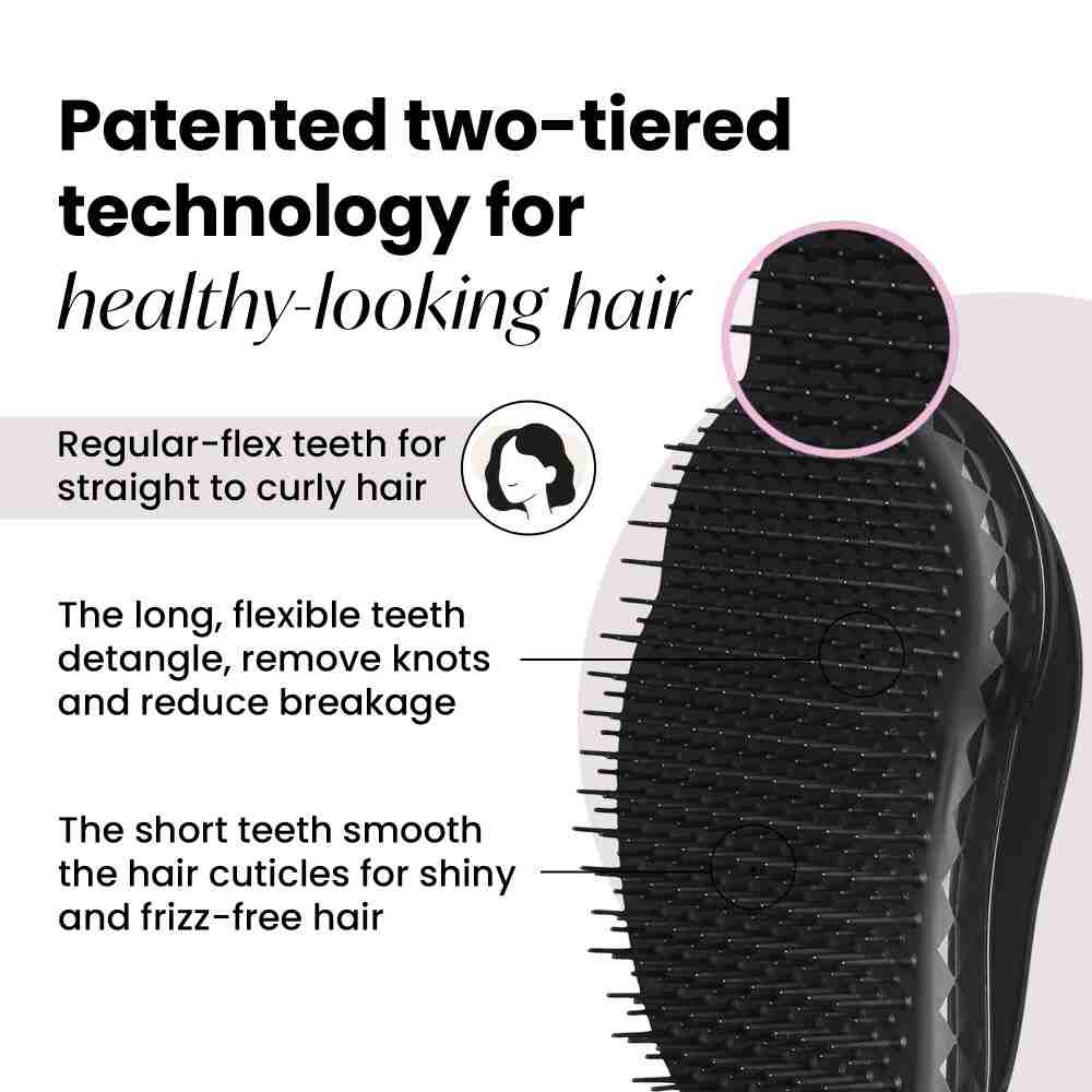 The Original Detangling Regular Hairbrush • Black