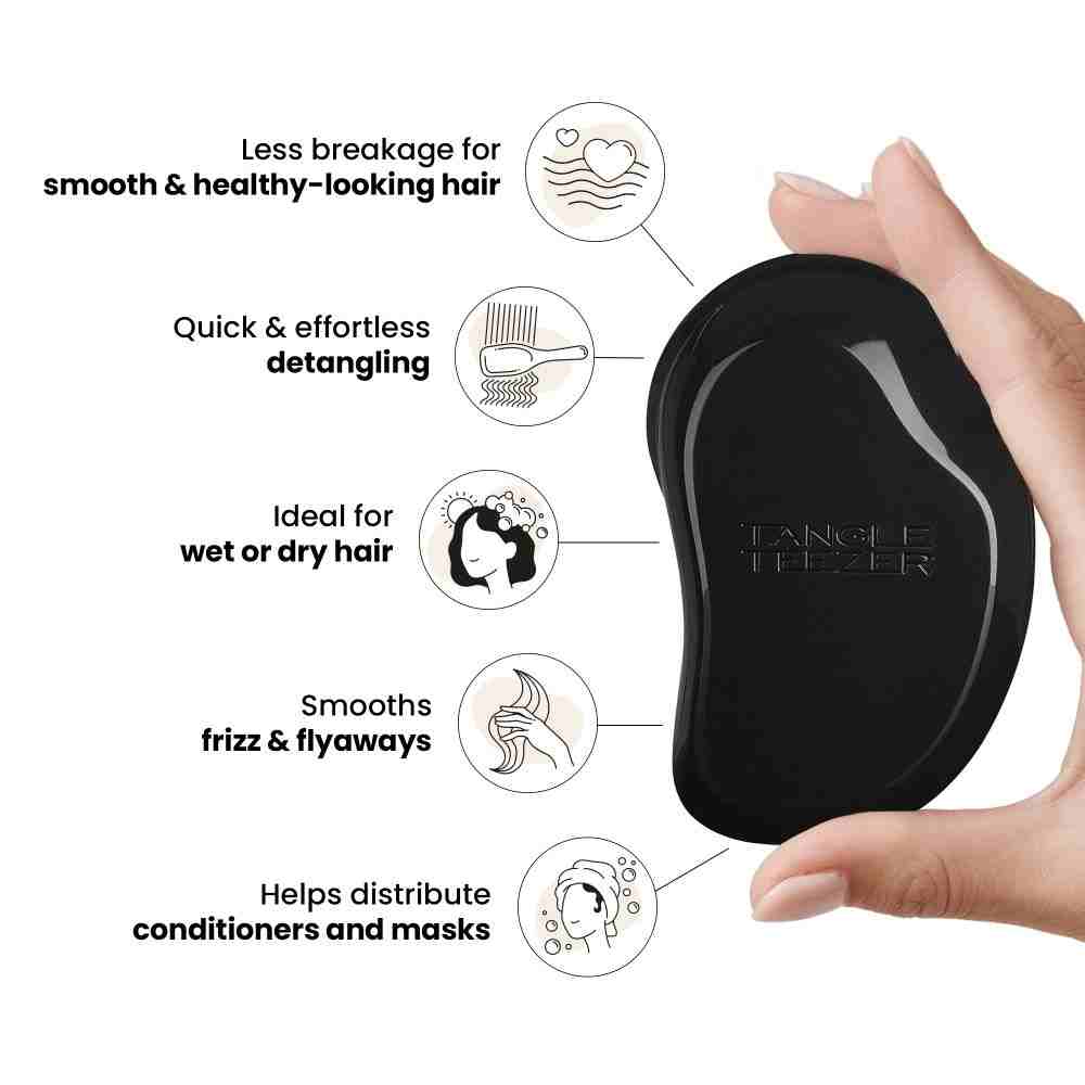 The Original Detangling Regular Hairbrush • Black