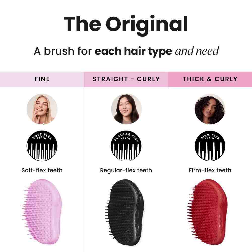 The Original Detangling Regular Hairbrush • Black
