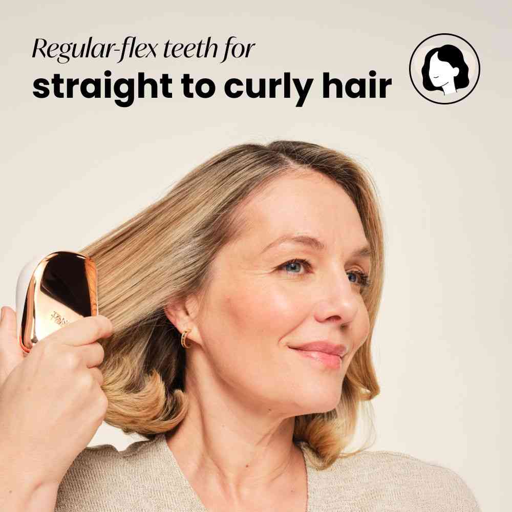 Compact Styler Detangling Hairbrush • Rose Gold/Ivory