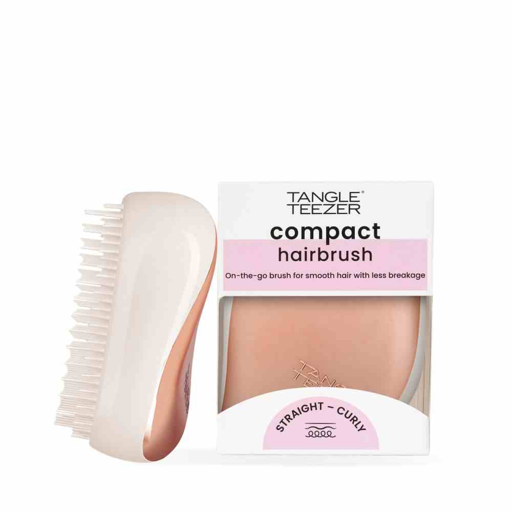 Compact Styler Detangling Hairbrush • Rose Gold/Ivory