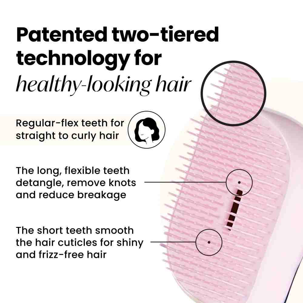 Compact Styler Detangling Hairbrush • Matte Ombre Chrome