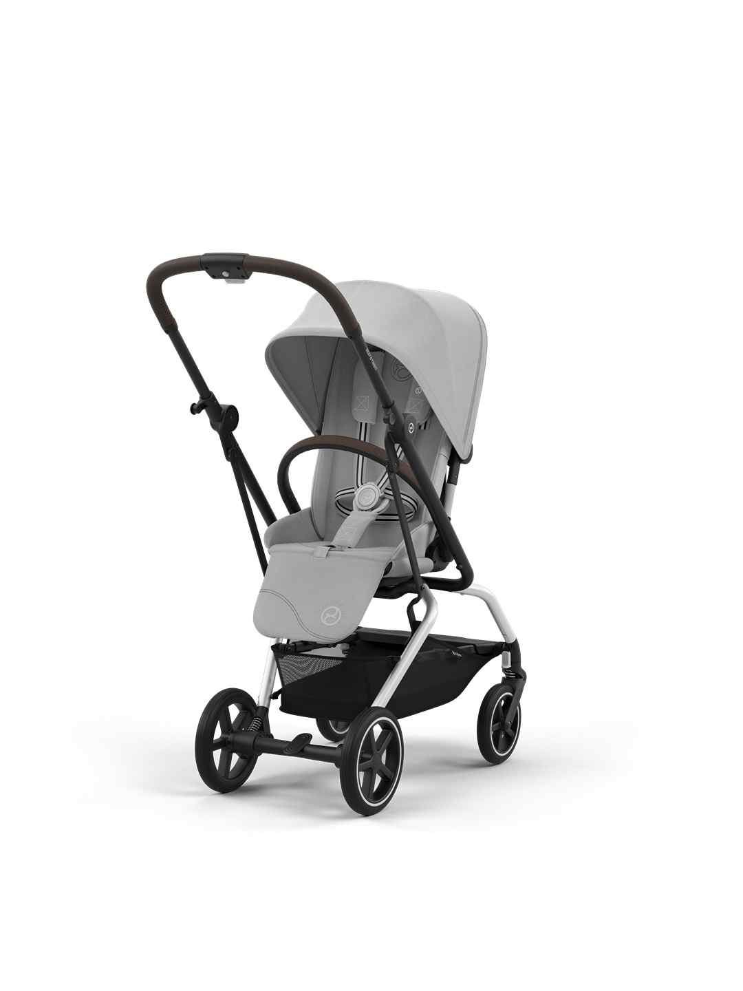 cybex easy S2 ソーホーグレー CYBEX Eezy S Twist+2 Compact Travel Pushchair With Silver