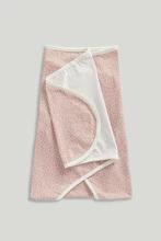 Mothercare Girls Floral Swaddling Blanket - Red