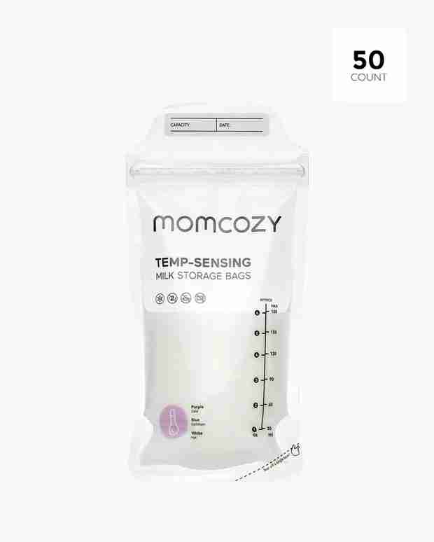 Momcozy Maternity Accessory Breastmilk Bag 50pcs - Transparent