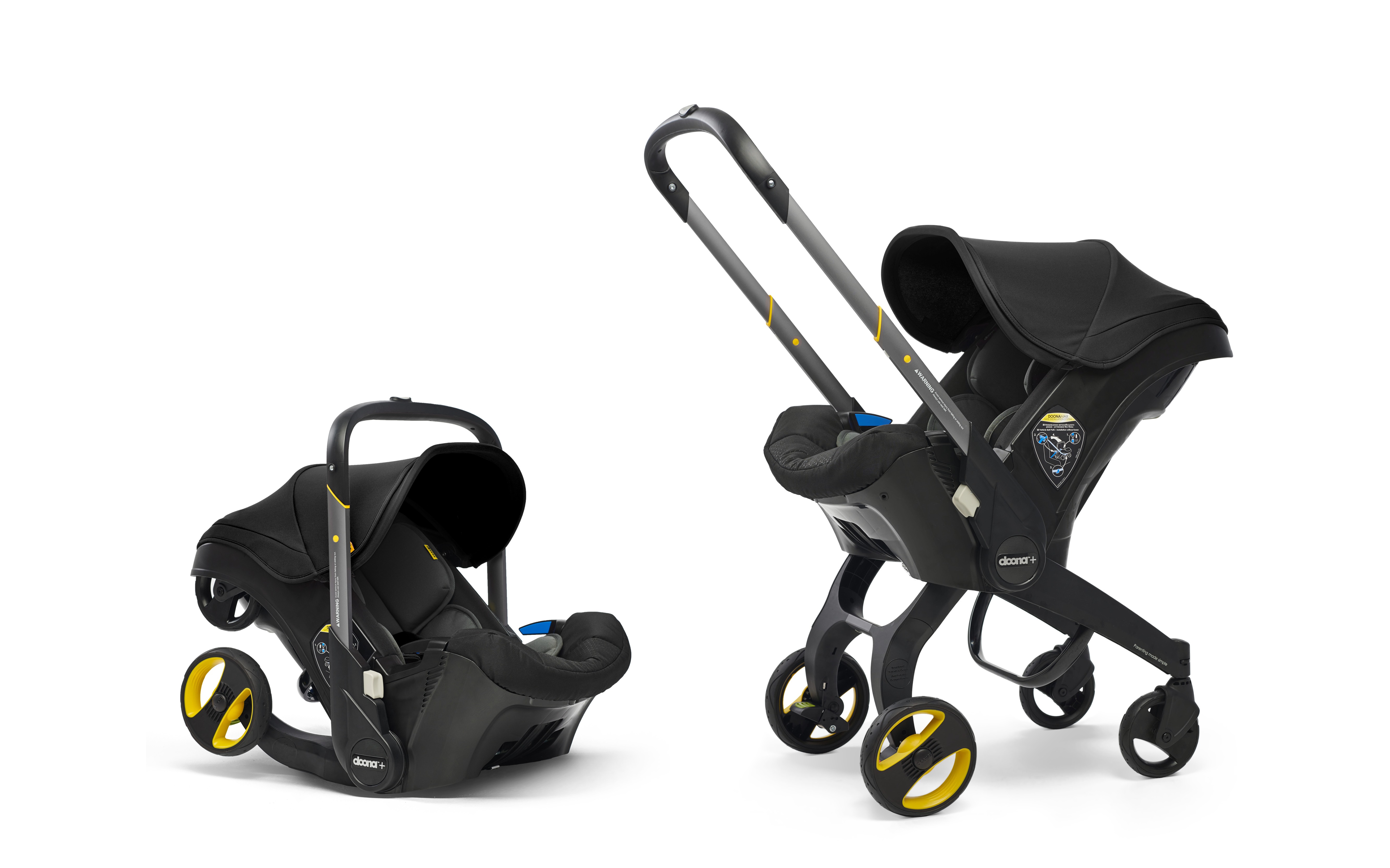 Doona+ Car Seat & Stroller - Nitro Black