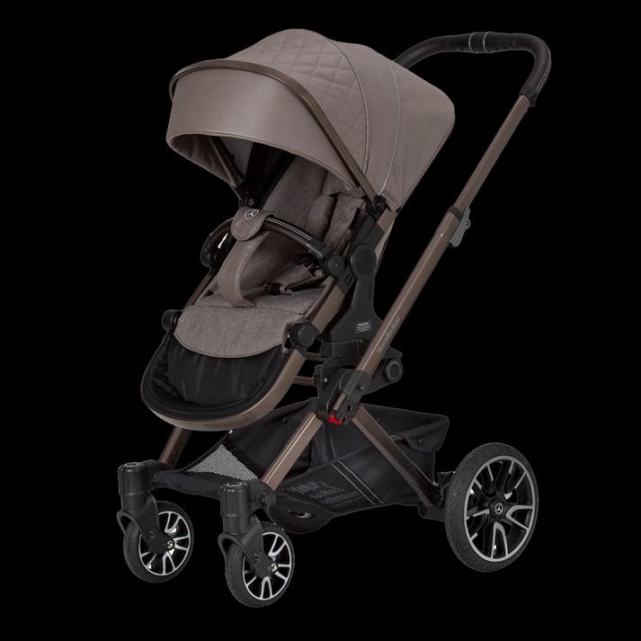 Mercedes-Benz Avantgarde GTX Baby Stroller|Reversible Seat|Flat Recline - Truffle