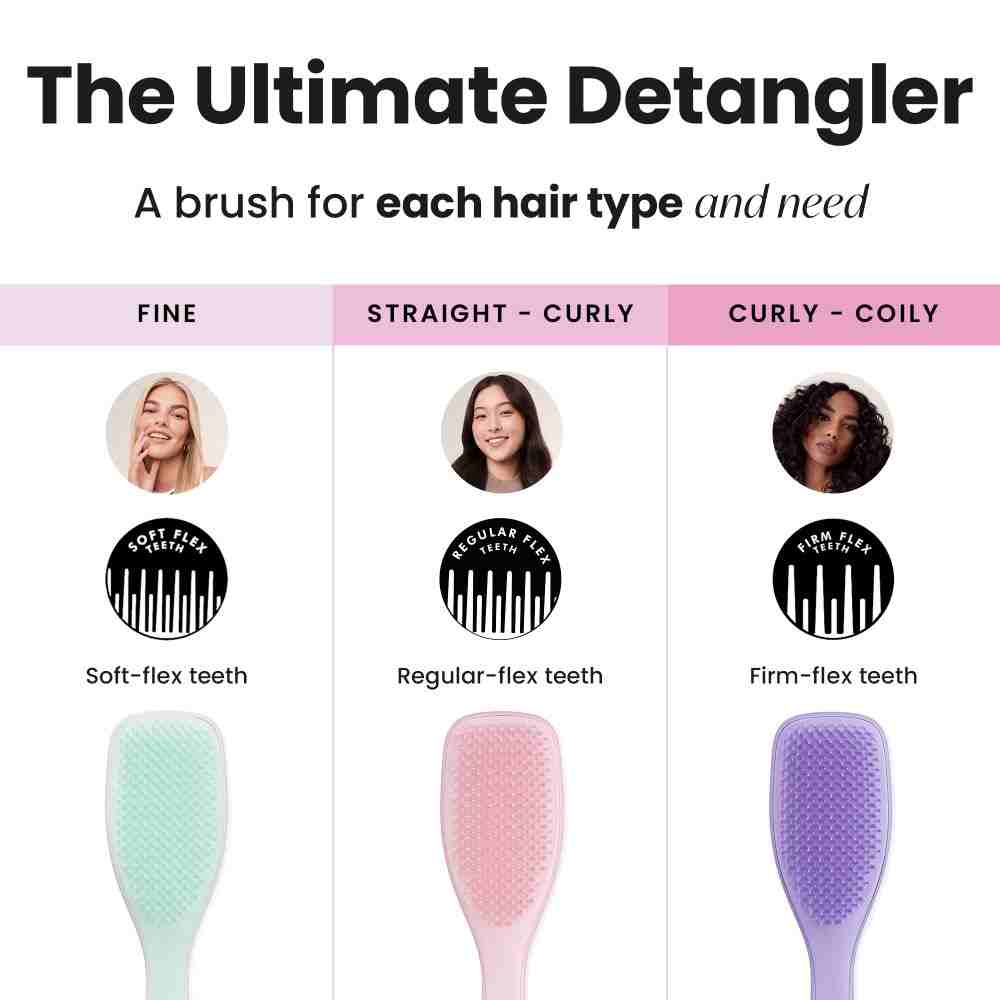 The Ultimate Detangler Regular Hairbrush • Millennial Pink
