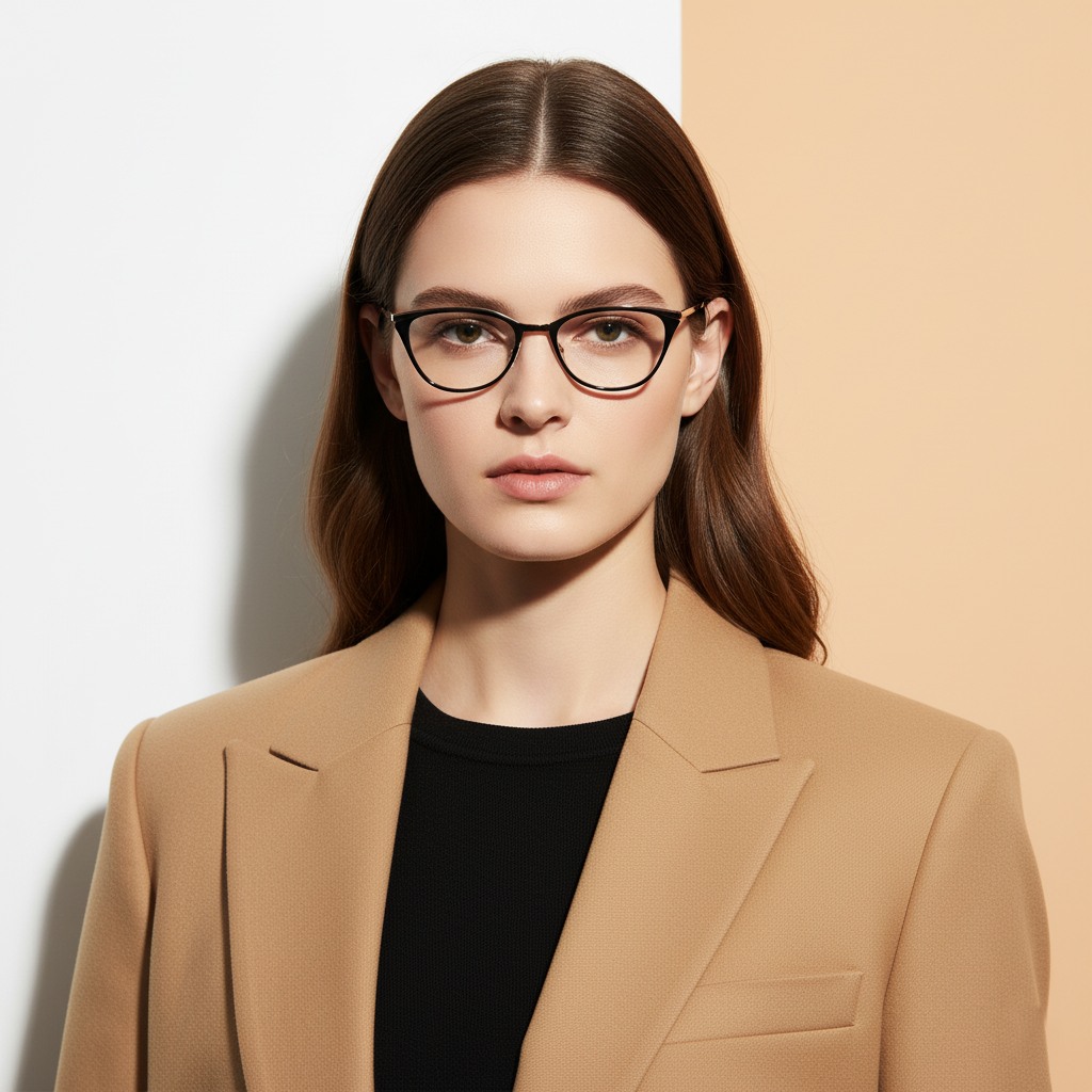 Black Cat Eye Frame for Women