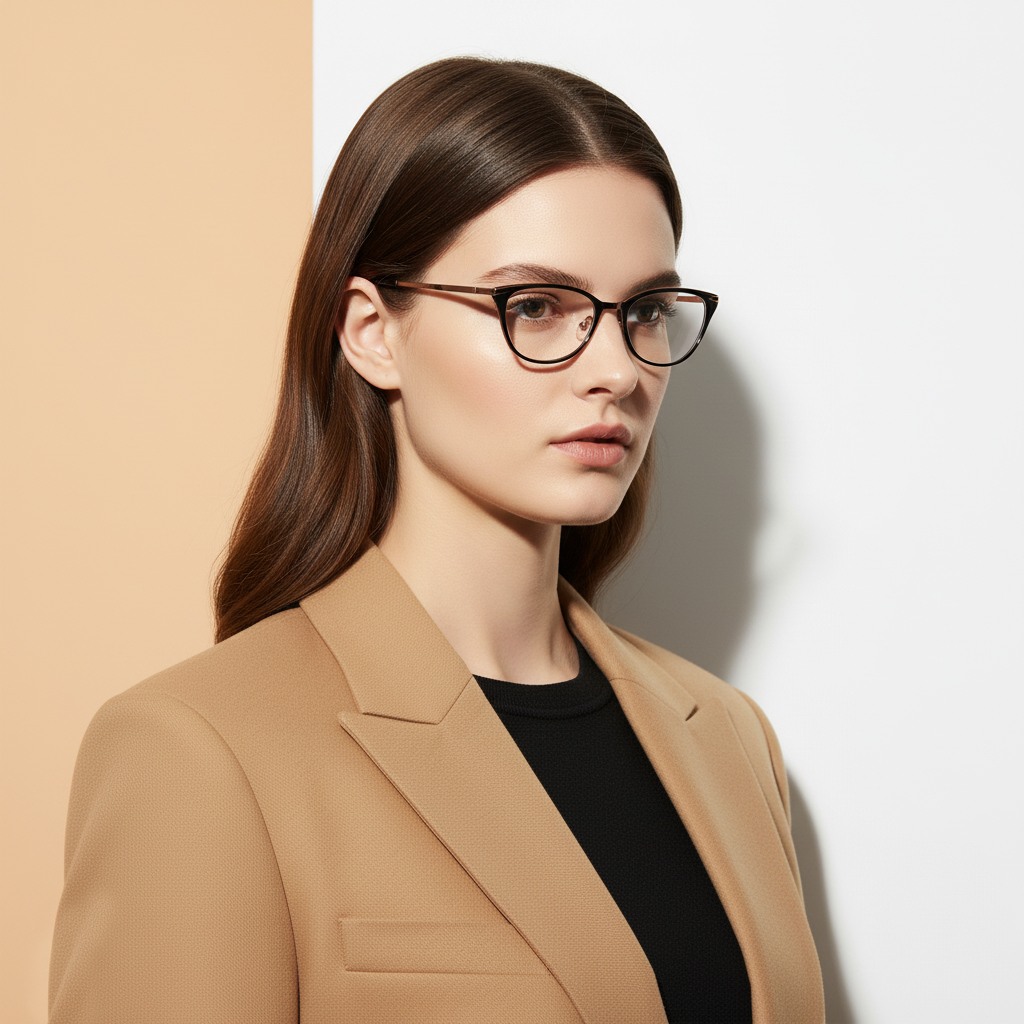 Black Cat Eye Frame for Women