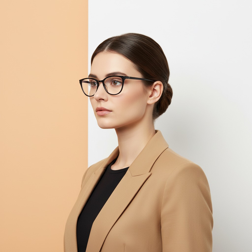 Black Cat Eye Frame for Women