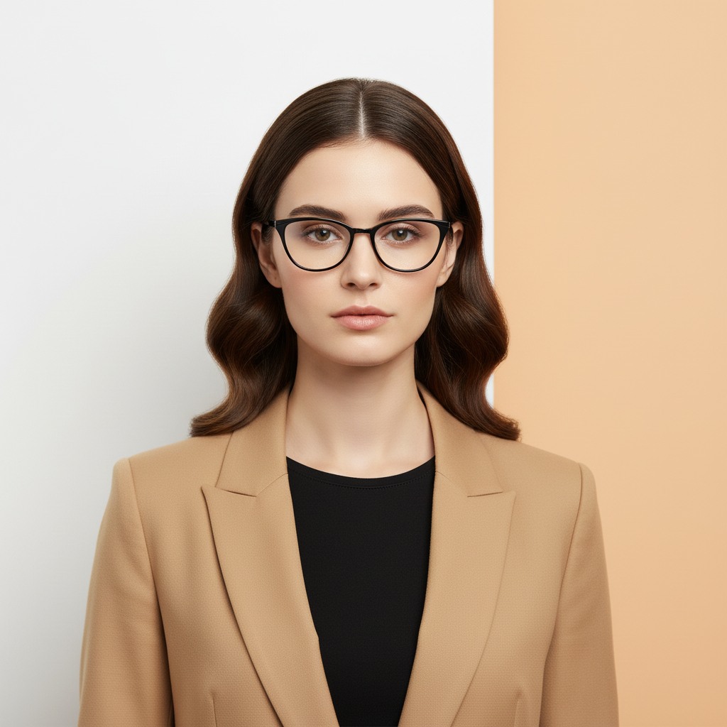 Black Cat Eye Frame for Women