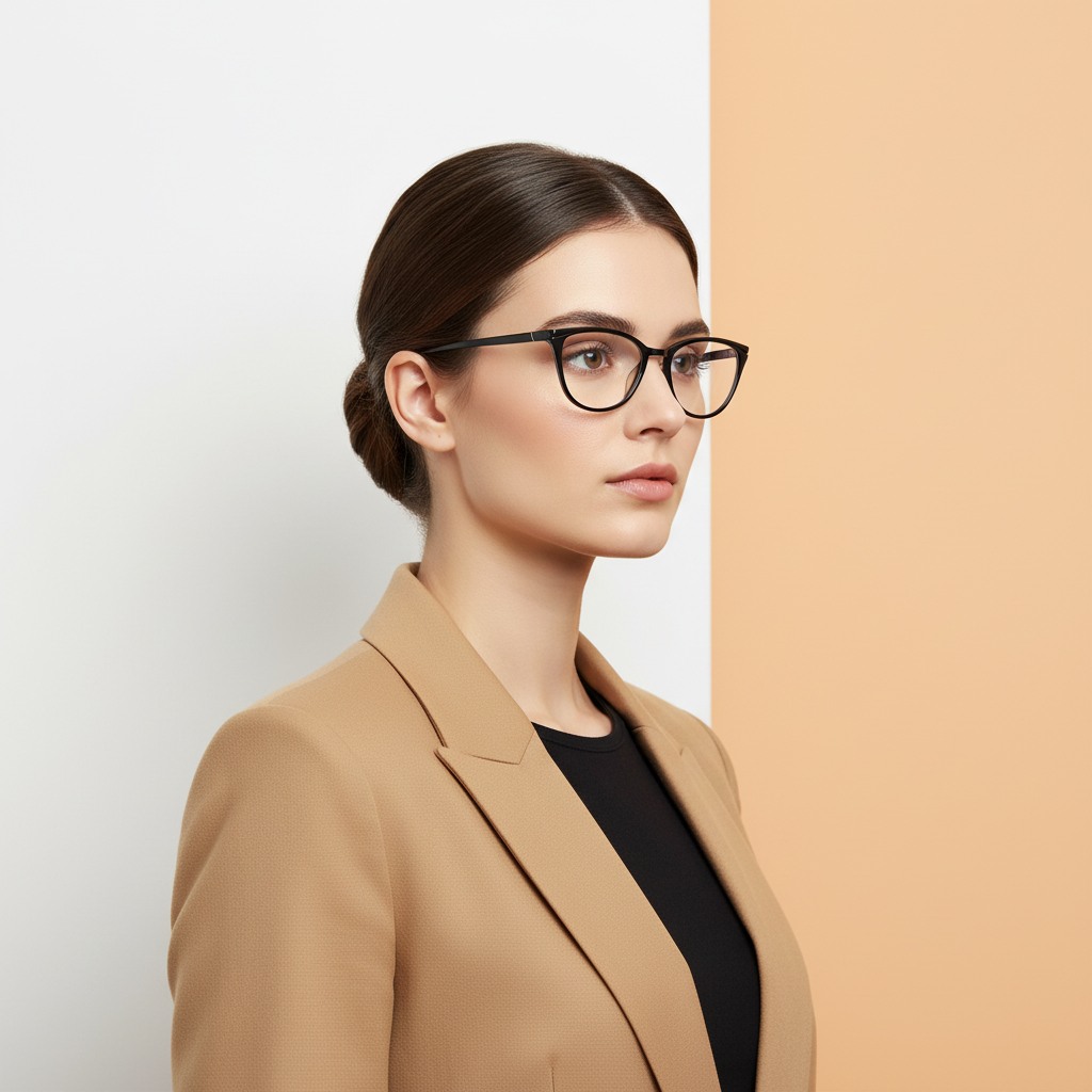 Black Cat Eye Frame for Women