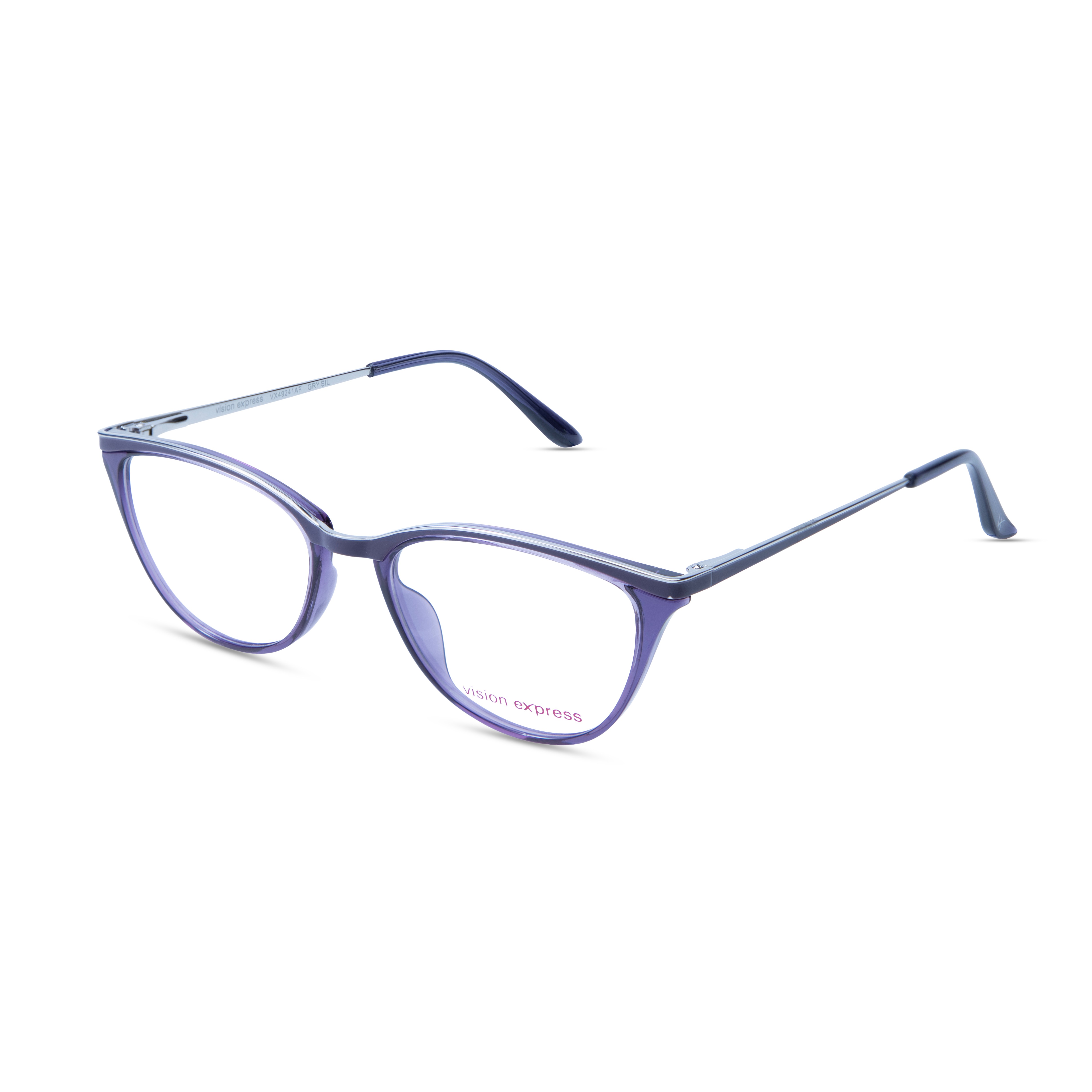 Grey Cat Eye Frame for Women +VIBE