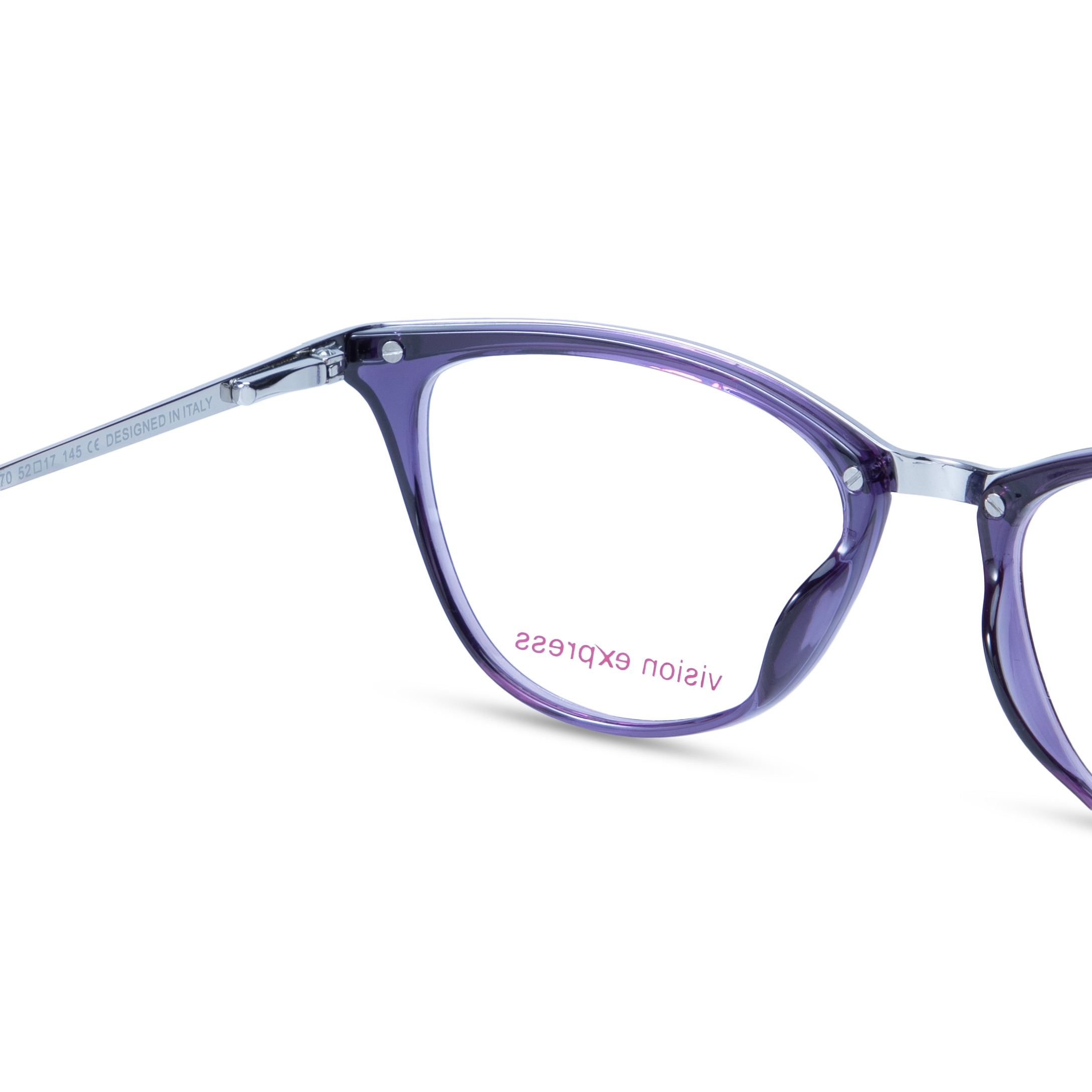 Grey Cat Eye Frame for Women +VIBE