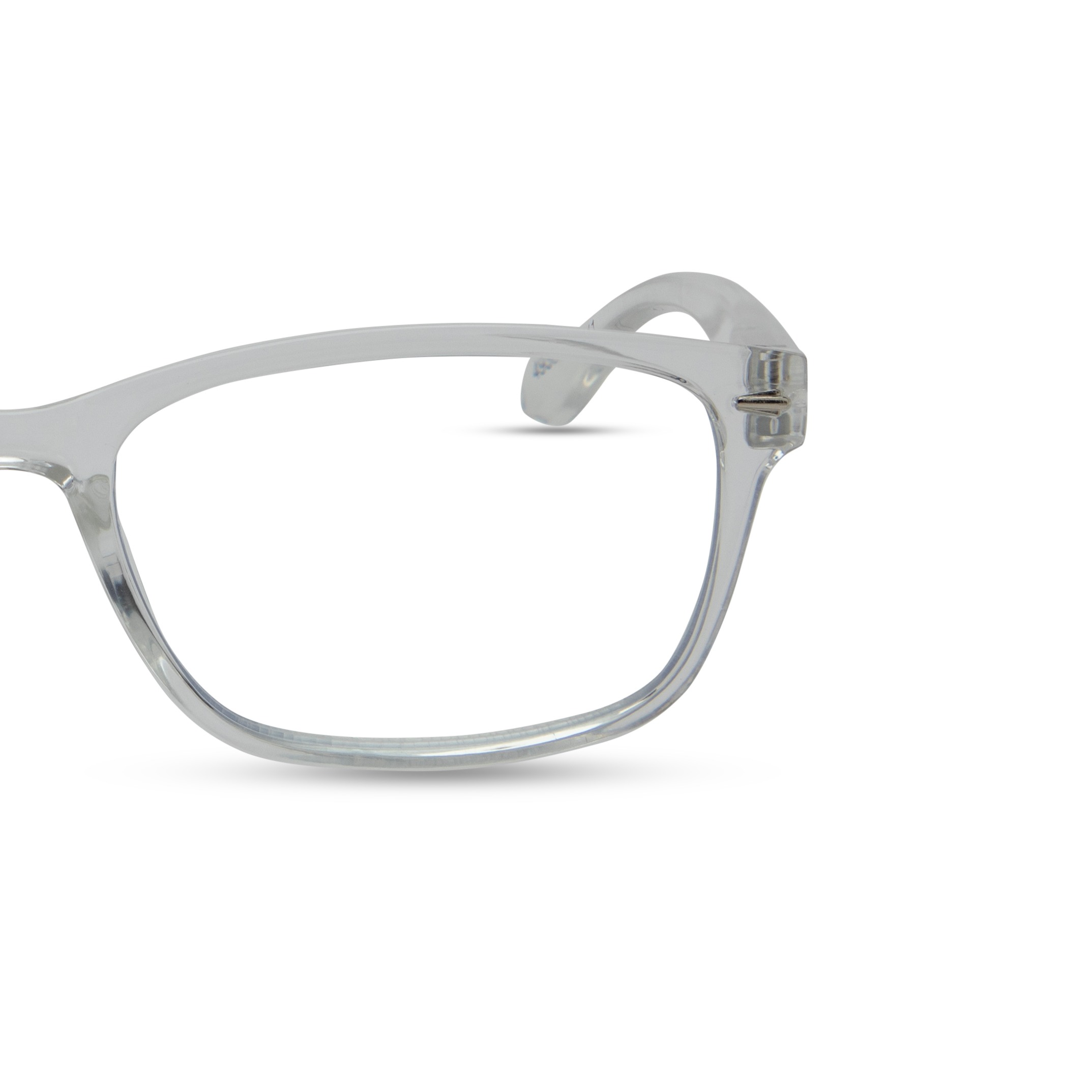 Transparent Rectangle Reading Glasses for Unisex