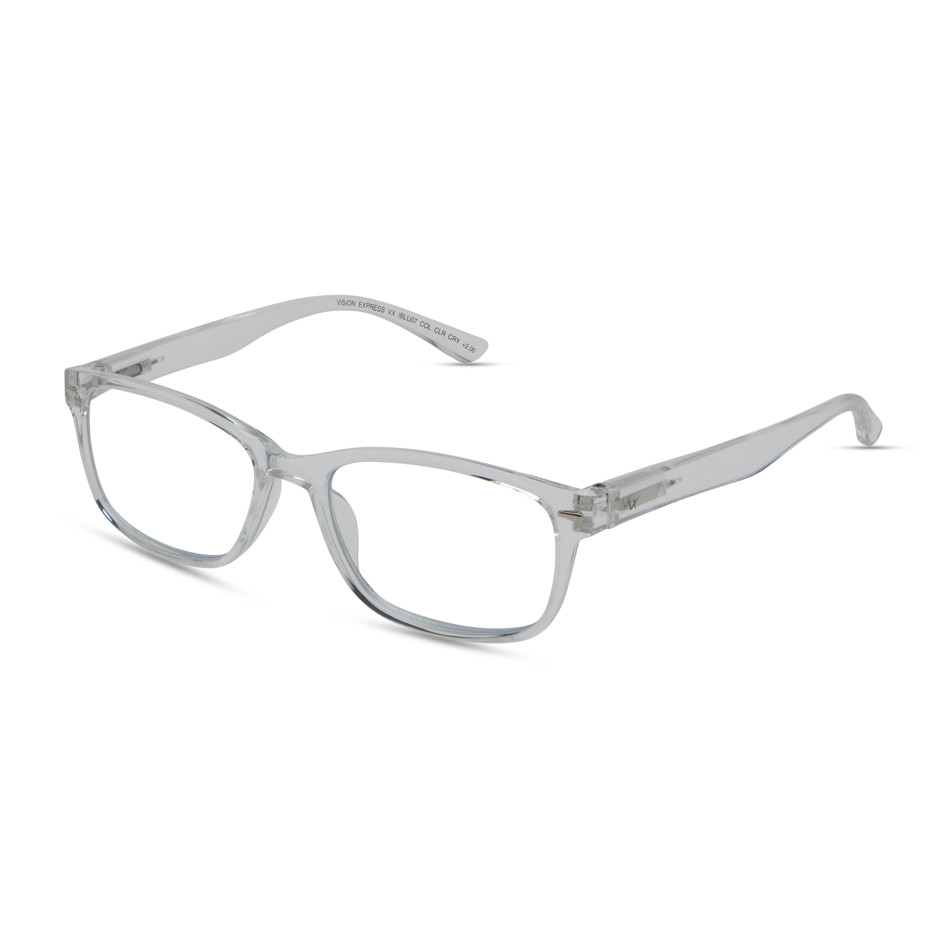 Transparent Rectangle Reading Glasses for Unisex