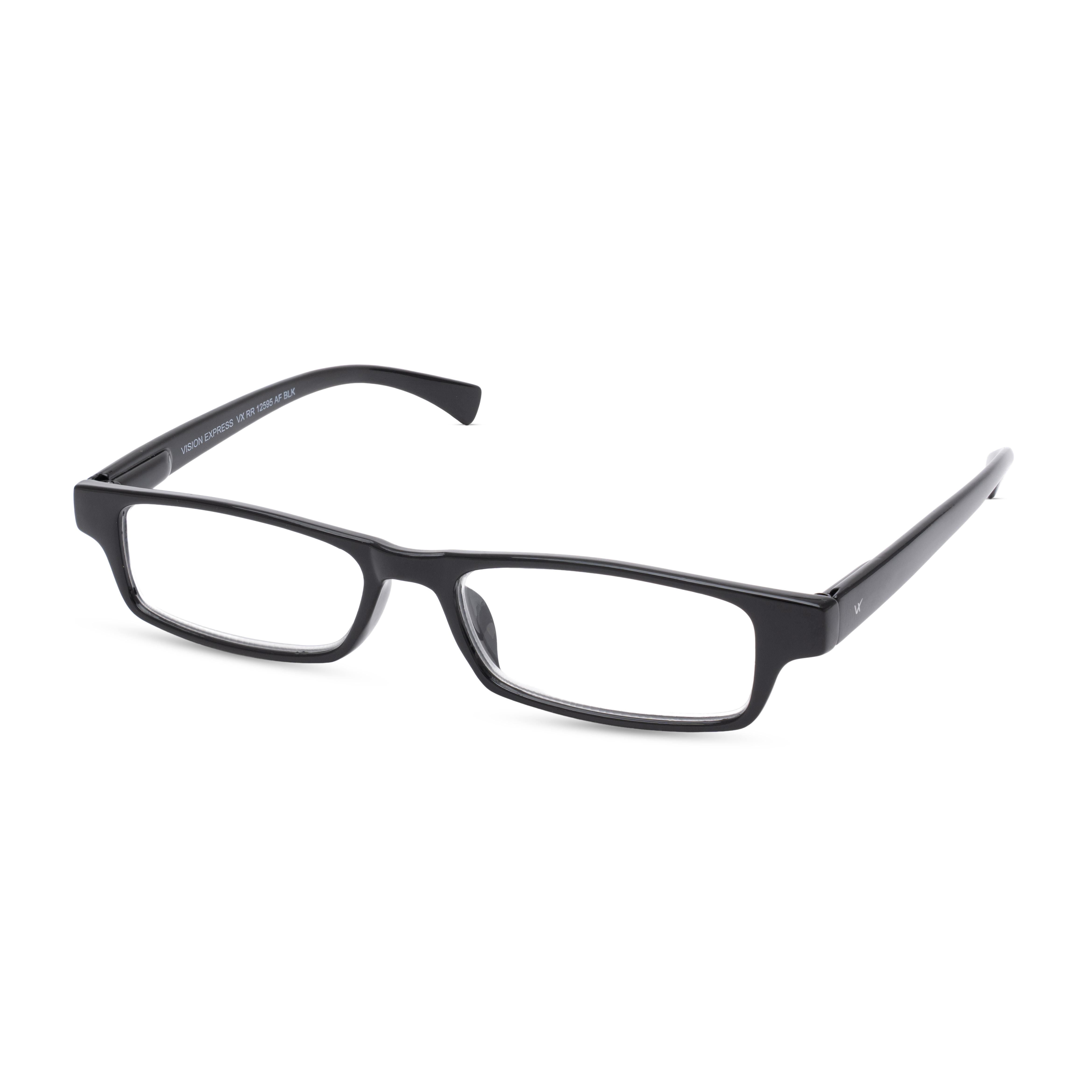 Black Rectangle Reading Glasses for Unisex