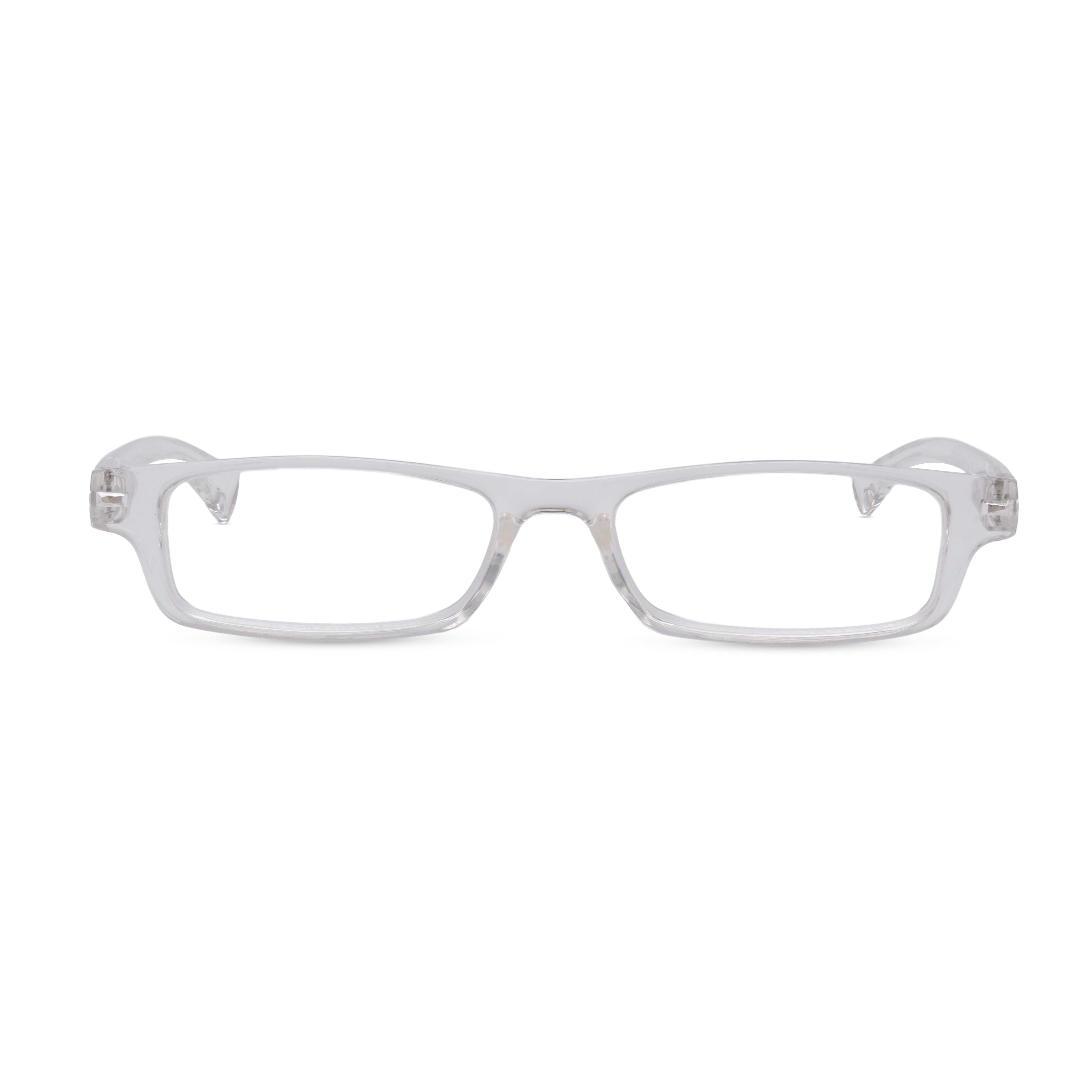Transparent Rectangle Reading Glasses for Unisex