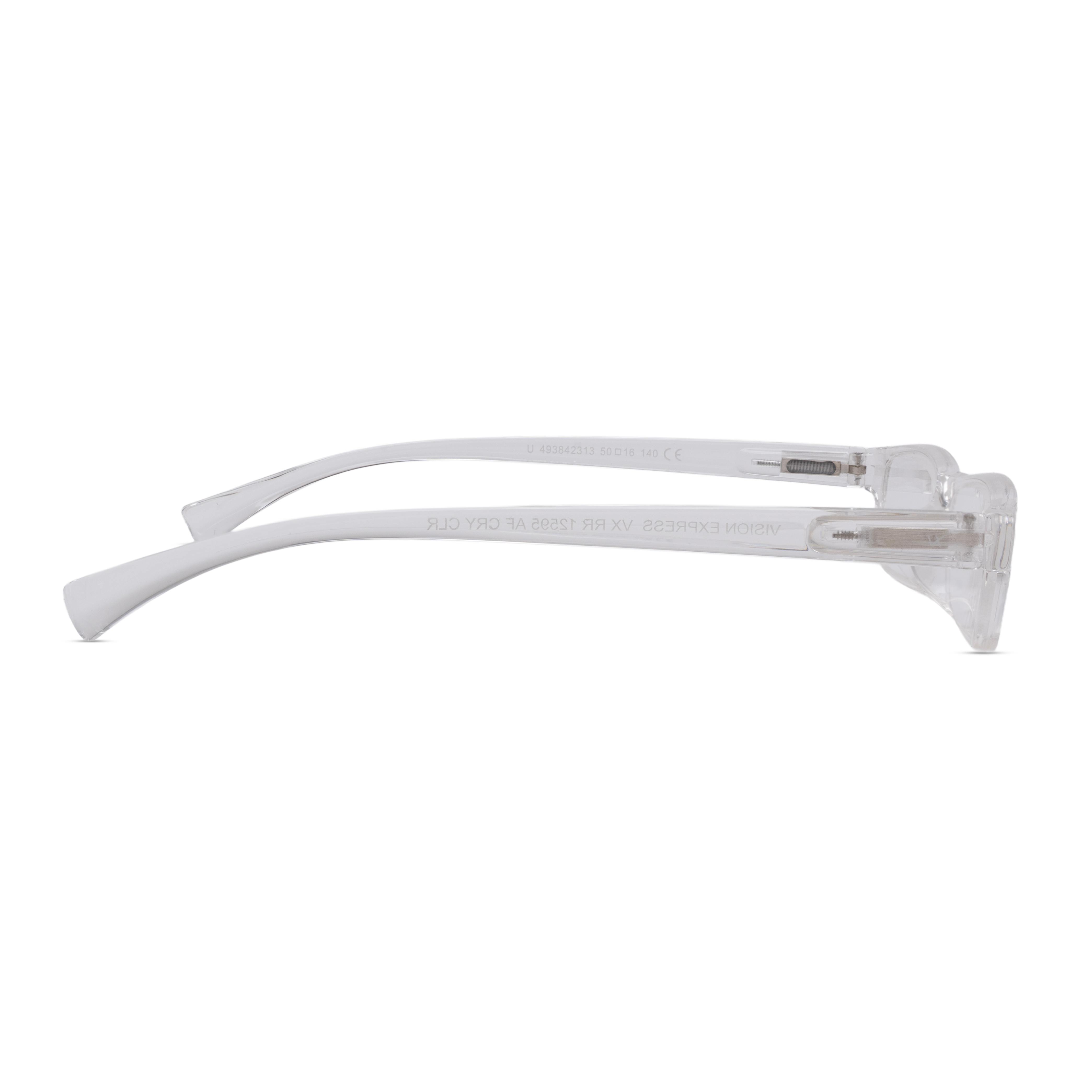 Transparent Rectangle Reading Glasses for Unisex