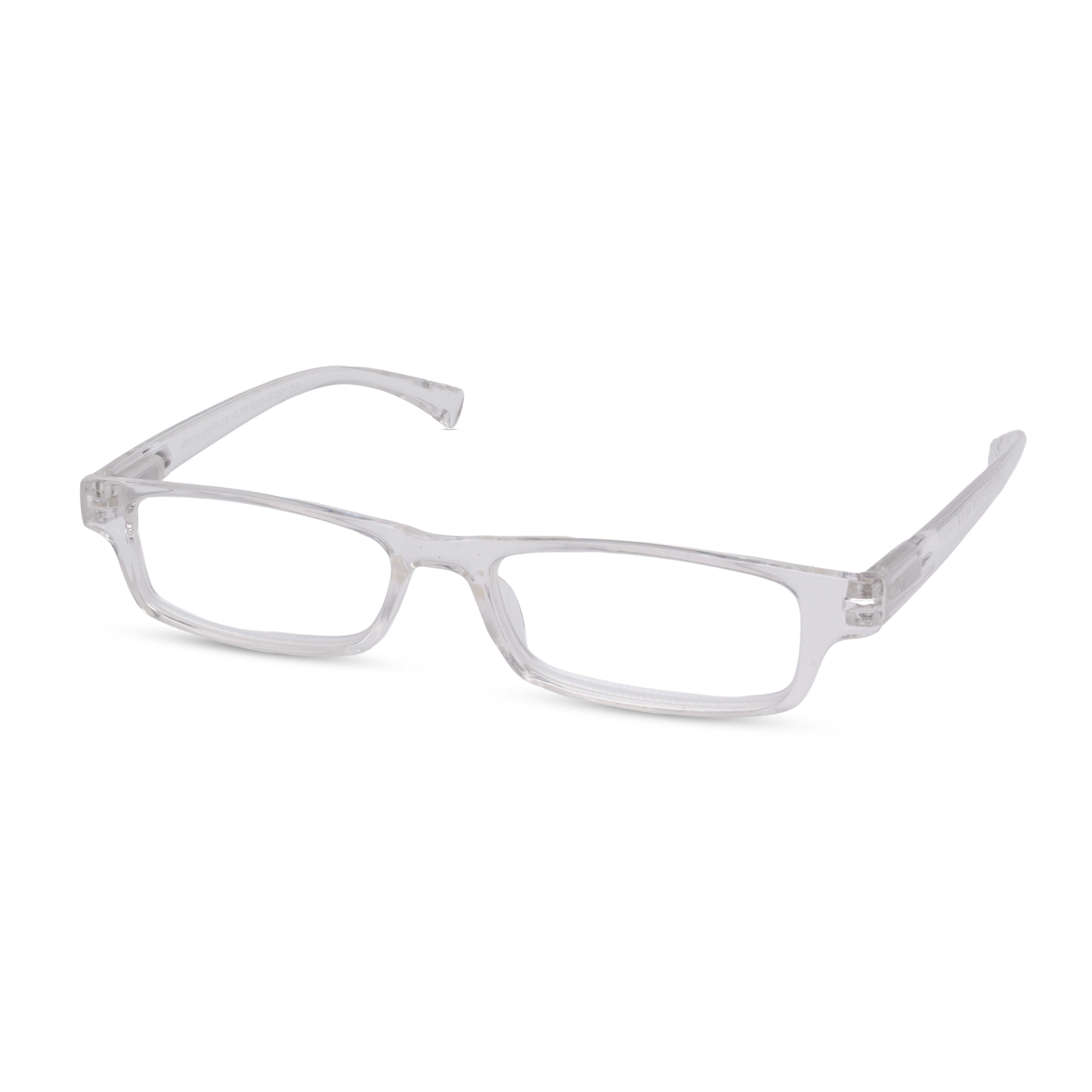 Transparent Rectangle Reading Glasses for Unisex
