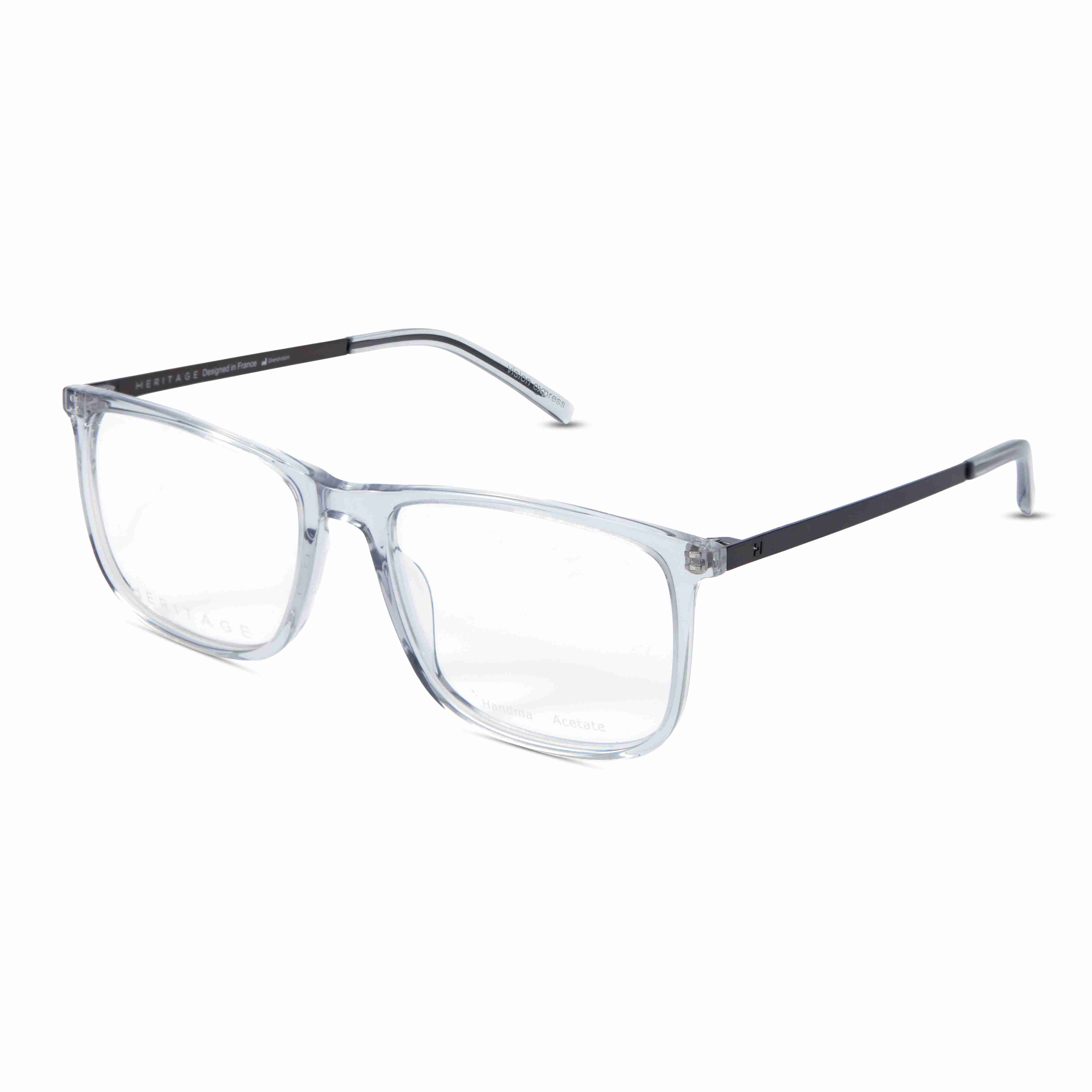 Grey Rectangle Frame for Men +VIBE