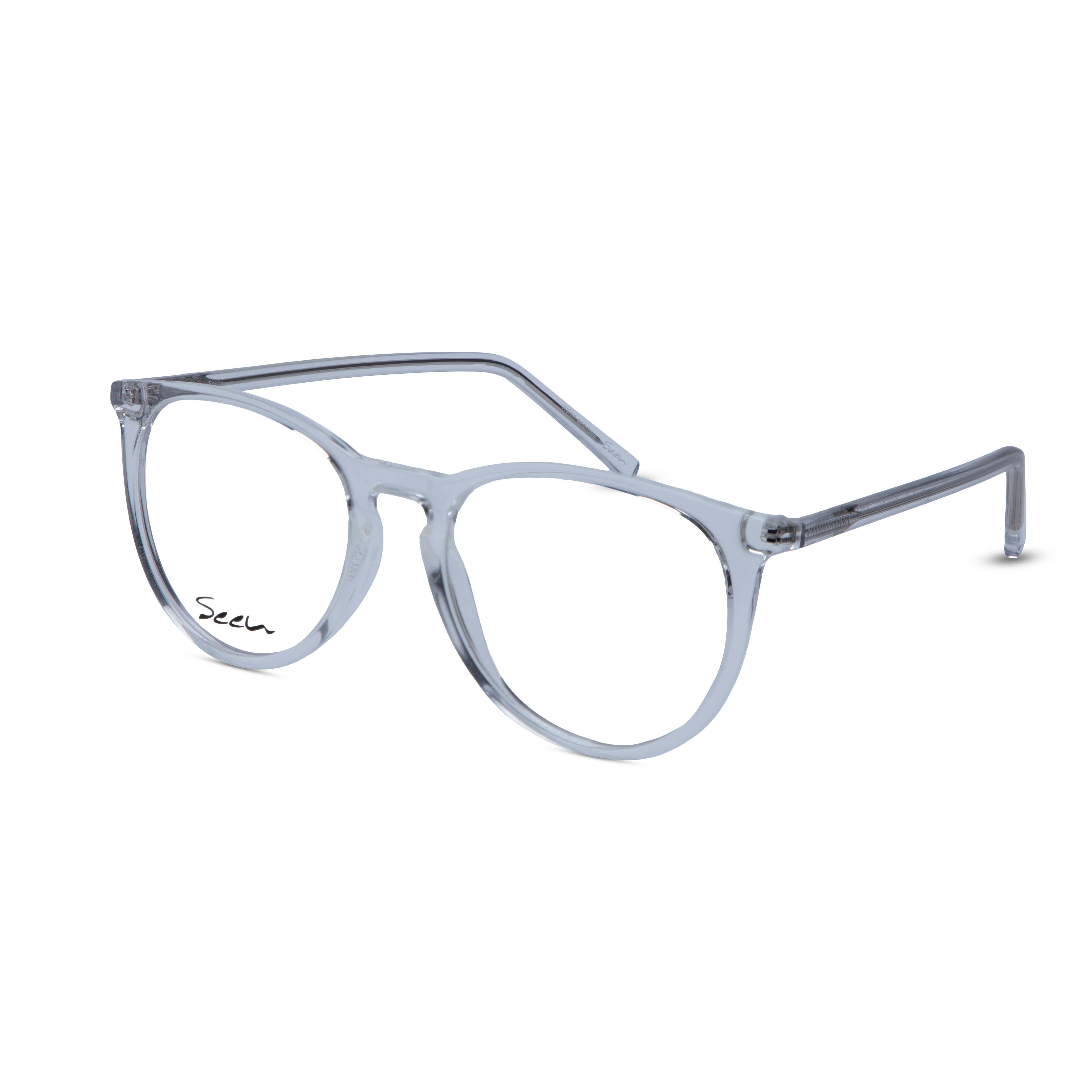 White Round Frame for Men
