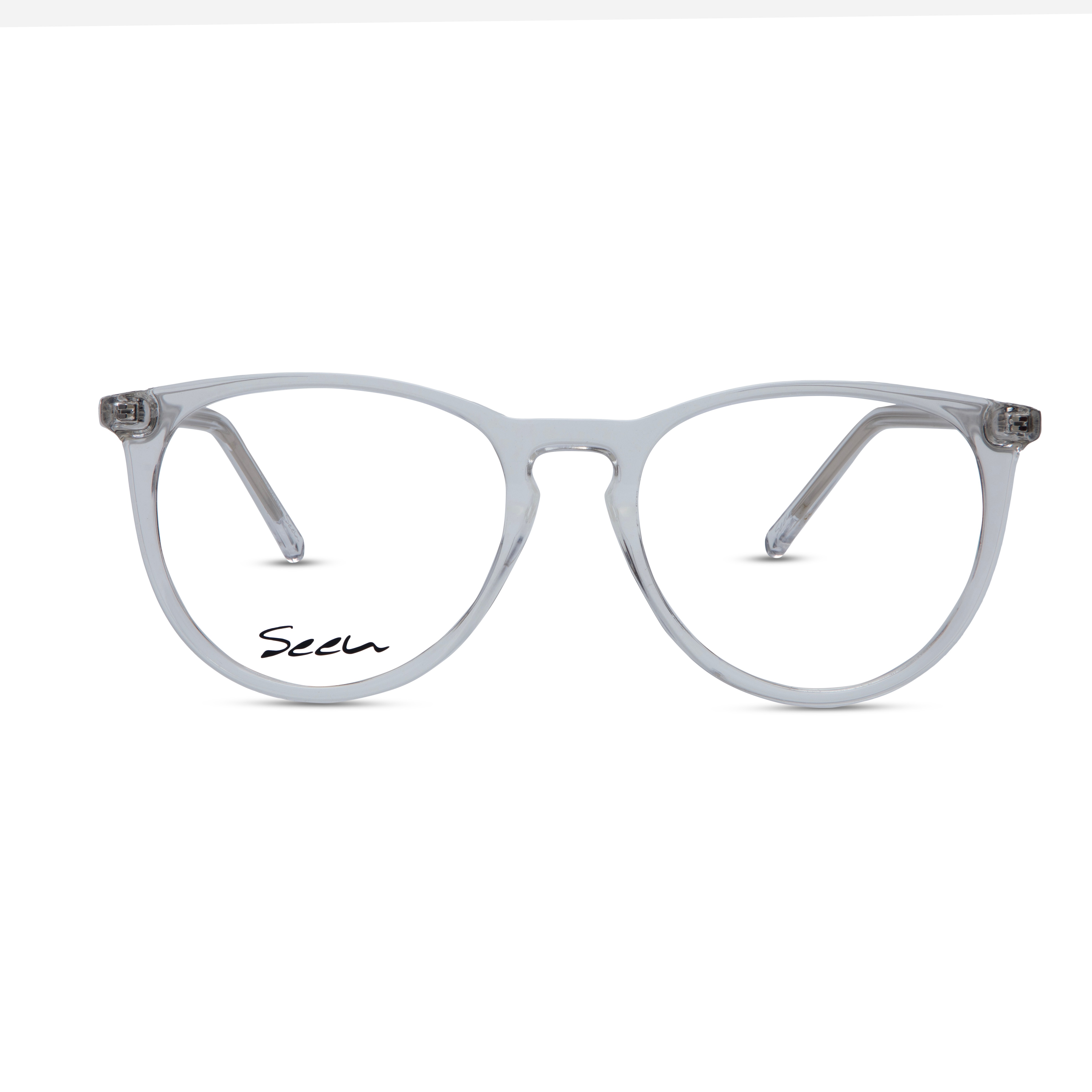 White Round Frame for Men