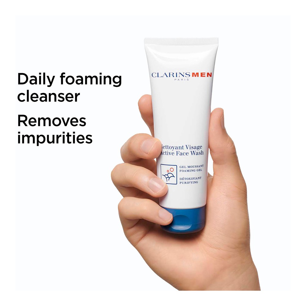 ClarinsMen Active Face Wash • 125ml