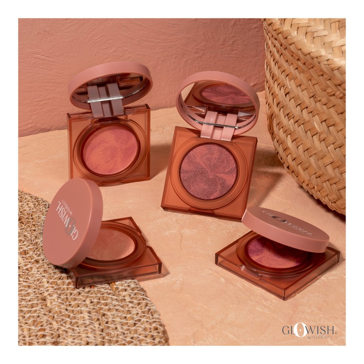 Glowish Cheeky Vegan Blush Powder • Healthy Peach