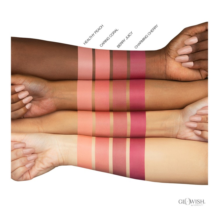 Glowish Cheeky Vegan Blush Powder • Healthy Peach