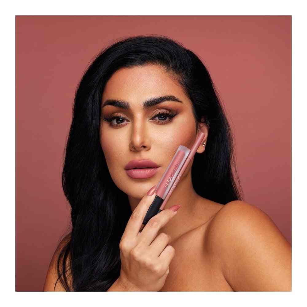 Liquid Matte Ultra-Comfort Transfer-Proof Lipstick • Bombshell