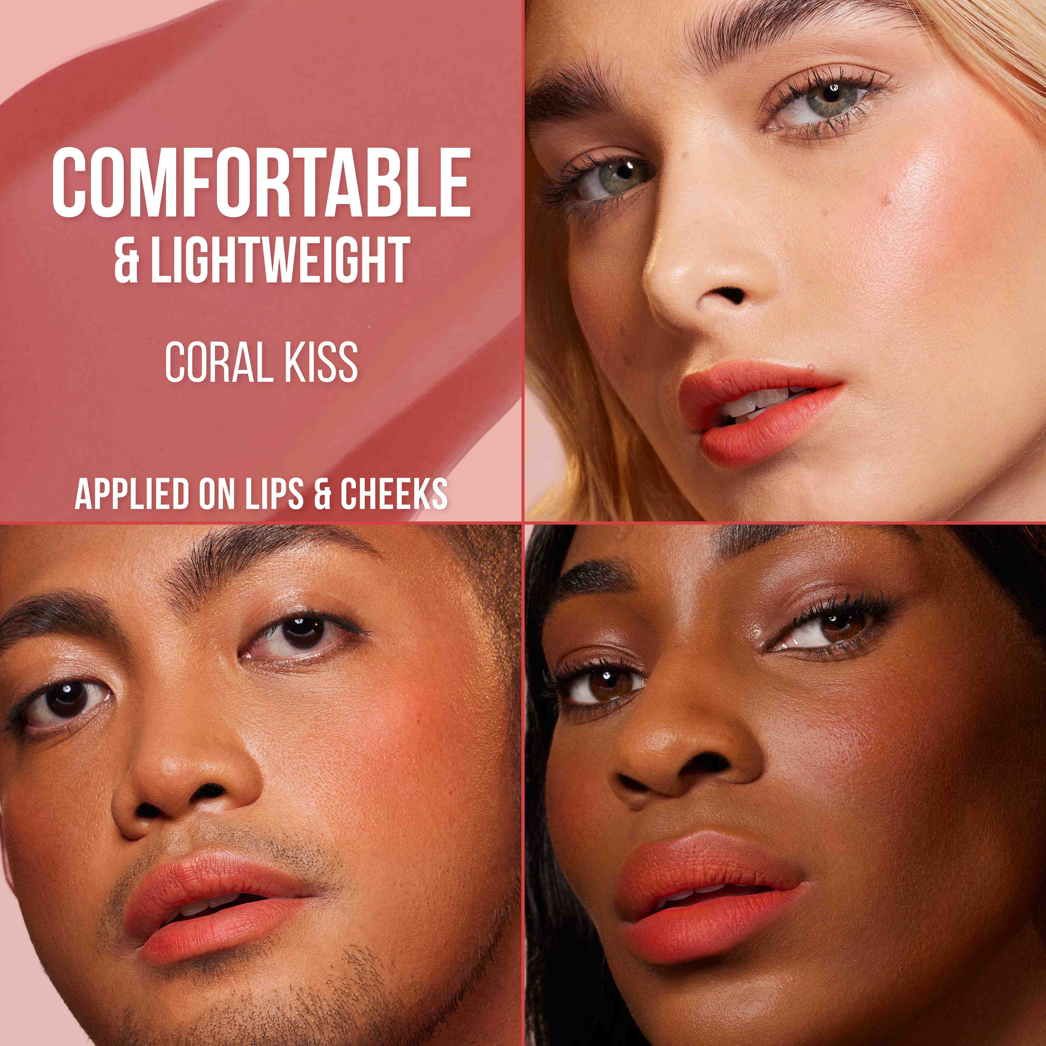 Creamy Lip And Cheek Stain • Coral