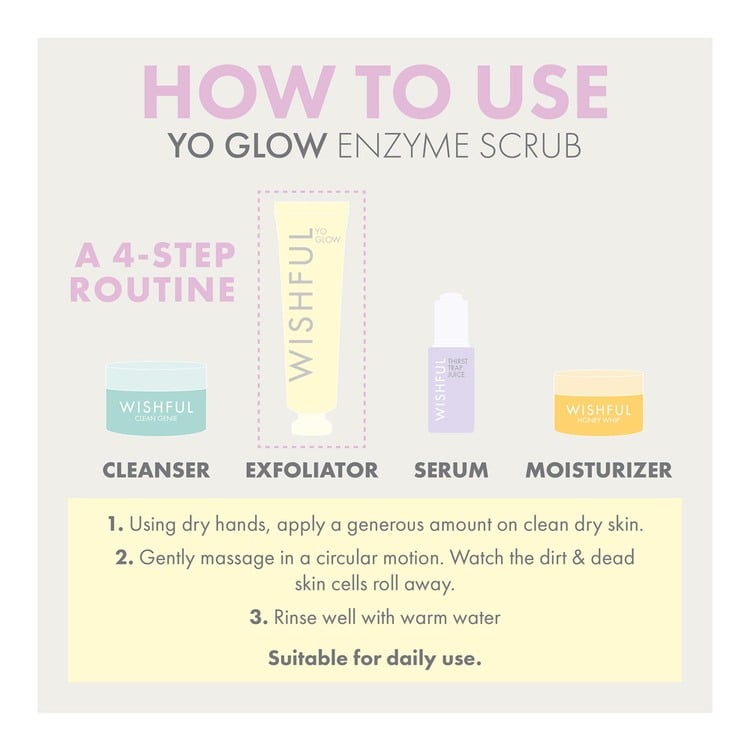 Yo Glow Enzyme Scrub • 40ml