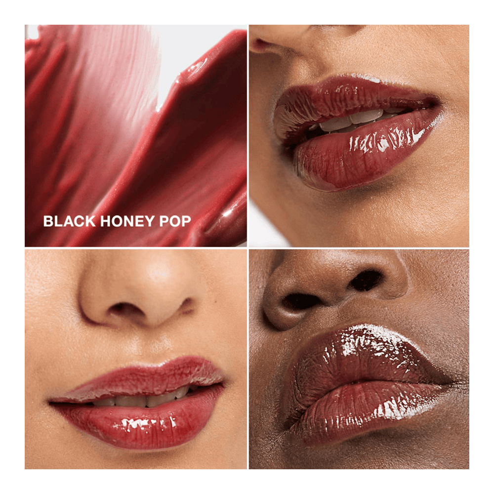 Pop Plush™ Creamy Lip Gloss • Black Honey Pop